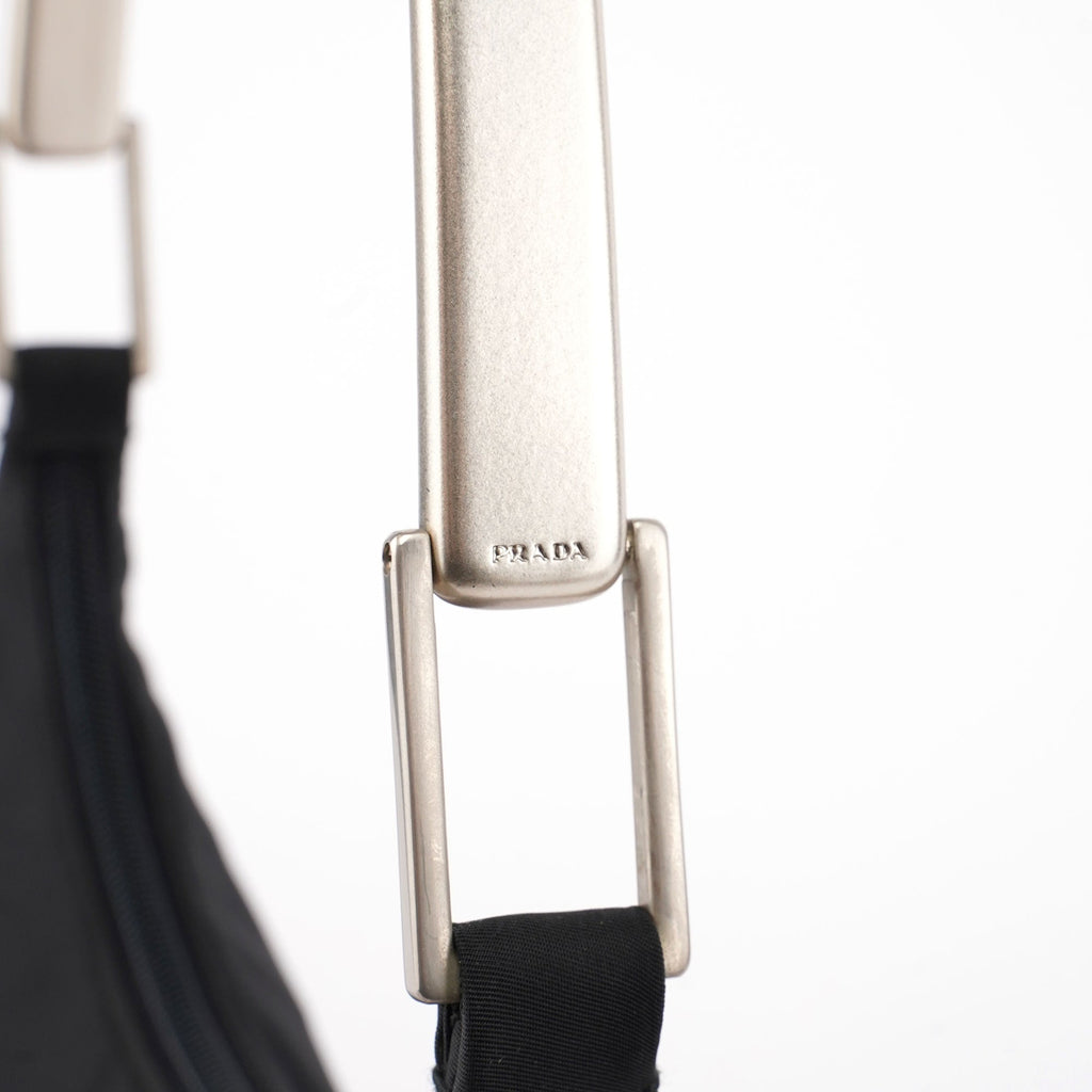 1998 Black Tessuto Metallo Shoulder Bag
