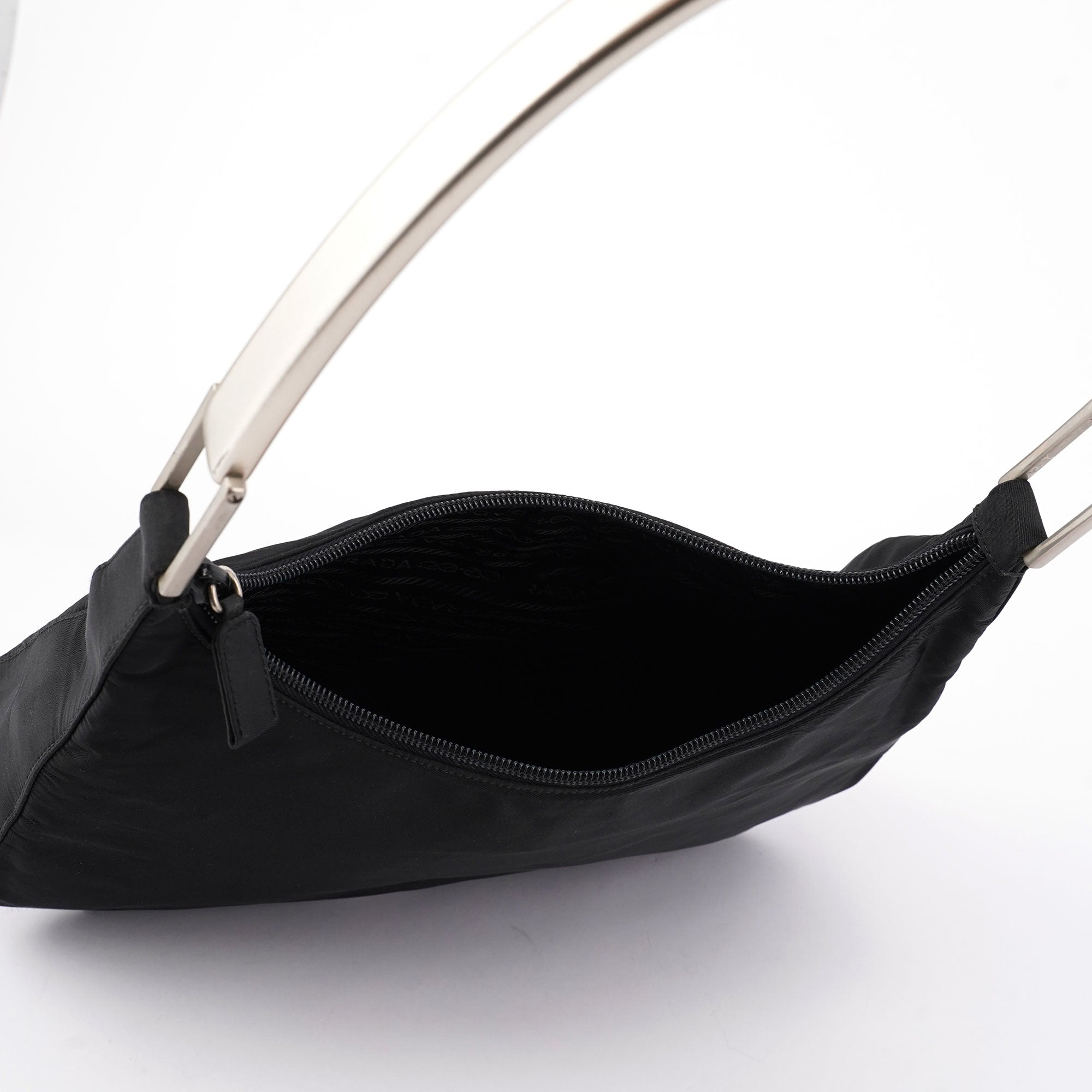 1998 Black Tessuto Metallo Shoulder Bag