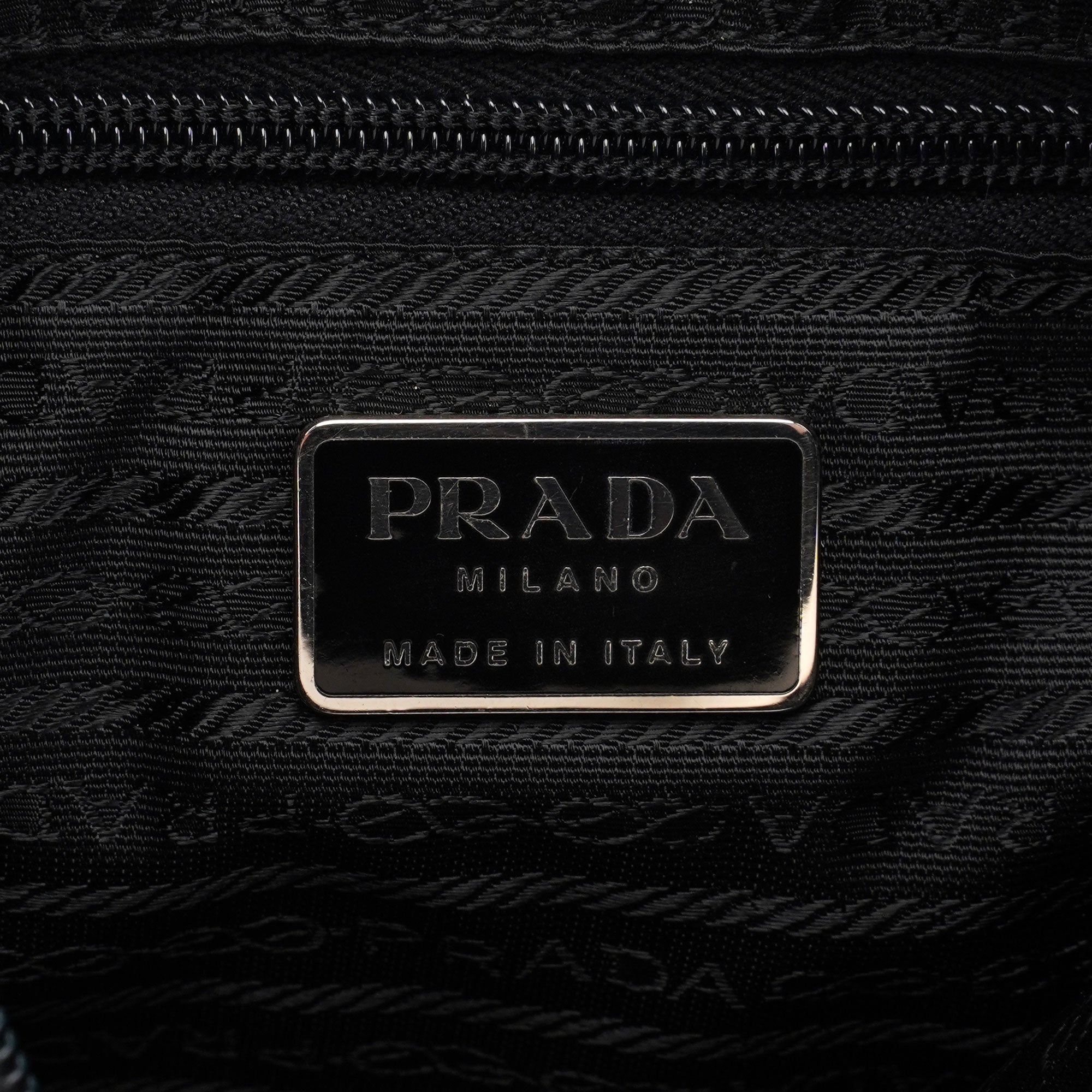 1998 Black Tessuto Metallo Shoulder Bag