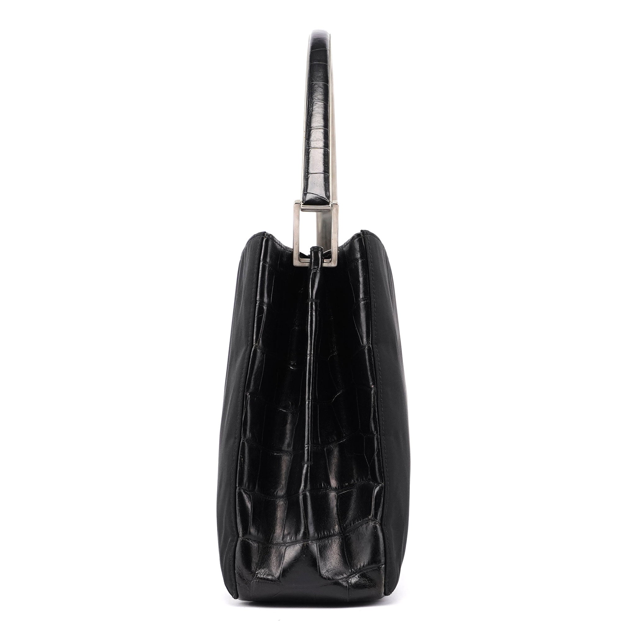 1998 Black Tessuto Metallo Shoulder Bag
