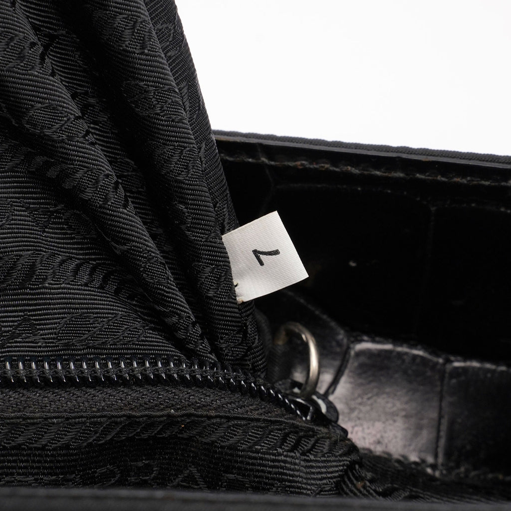 1998 Black Tessuto Metallo Shoulder Bag