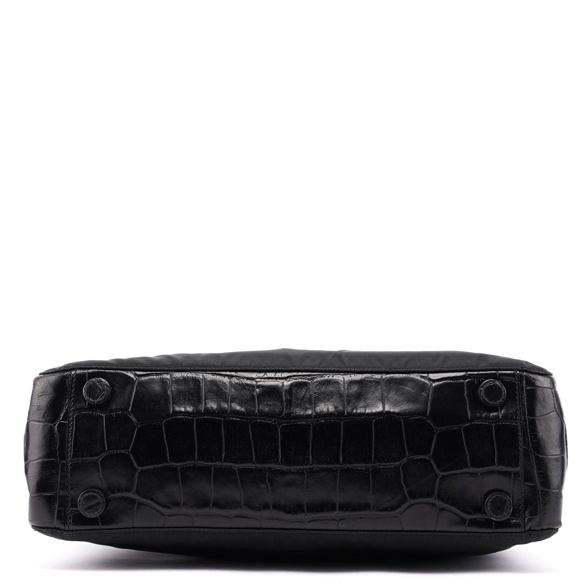 1998 Black Tessuto Metallo Shoulder Bag