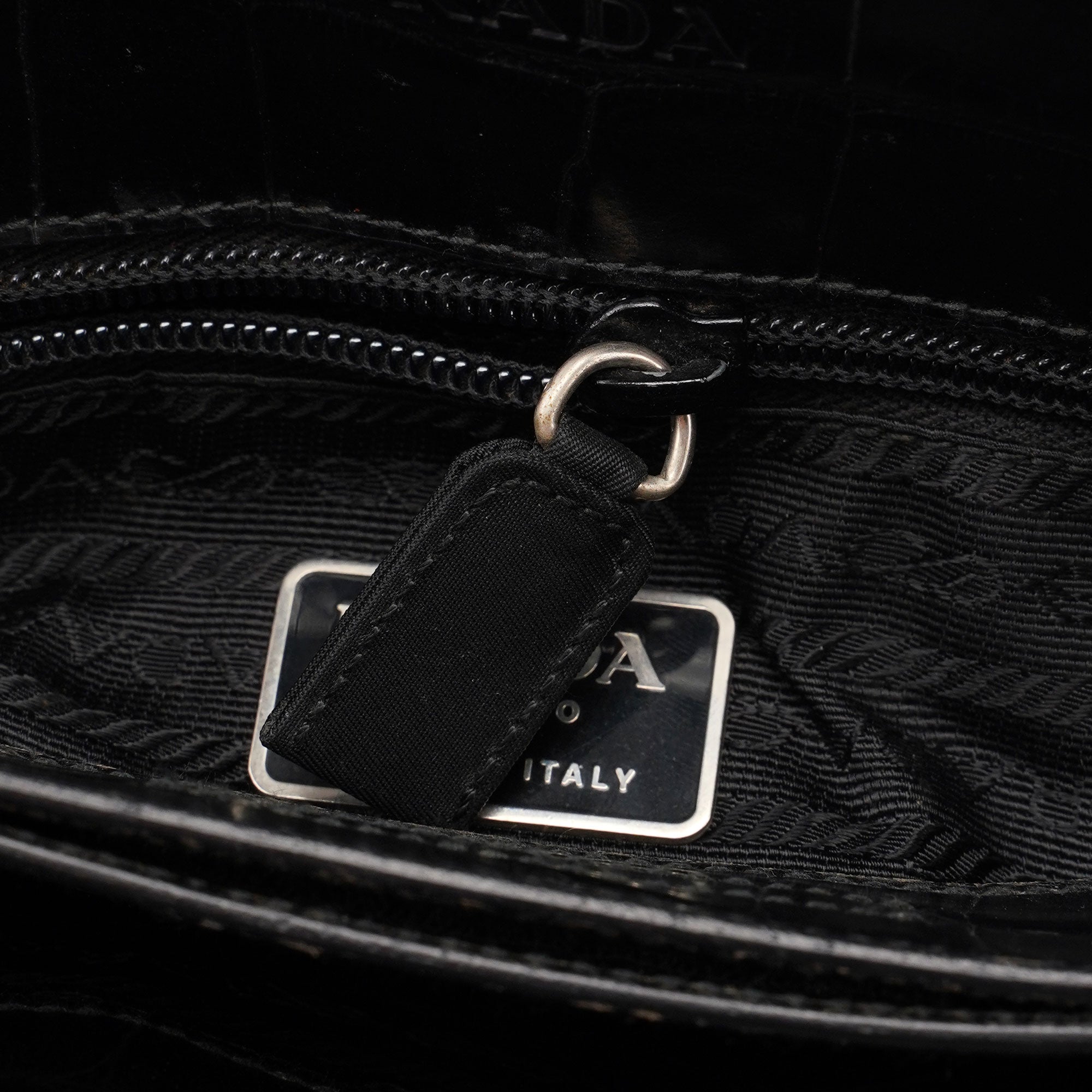 1998 Black Tessuto Metallo Shoulder Bag