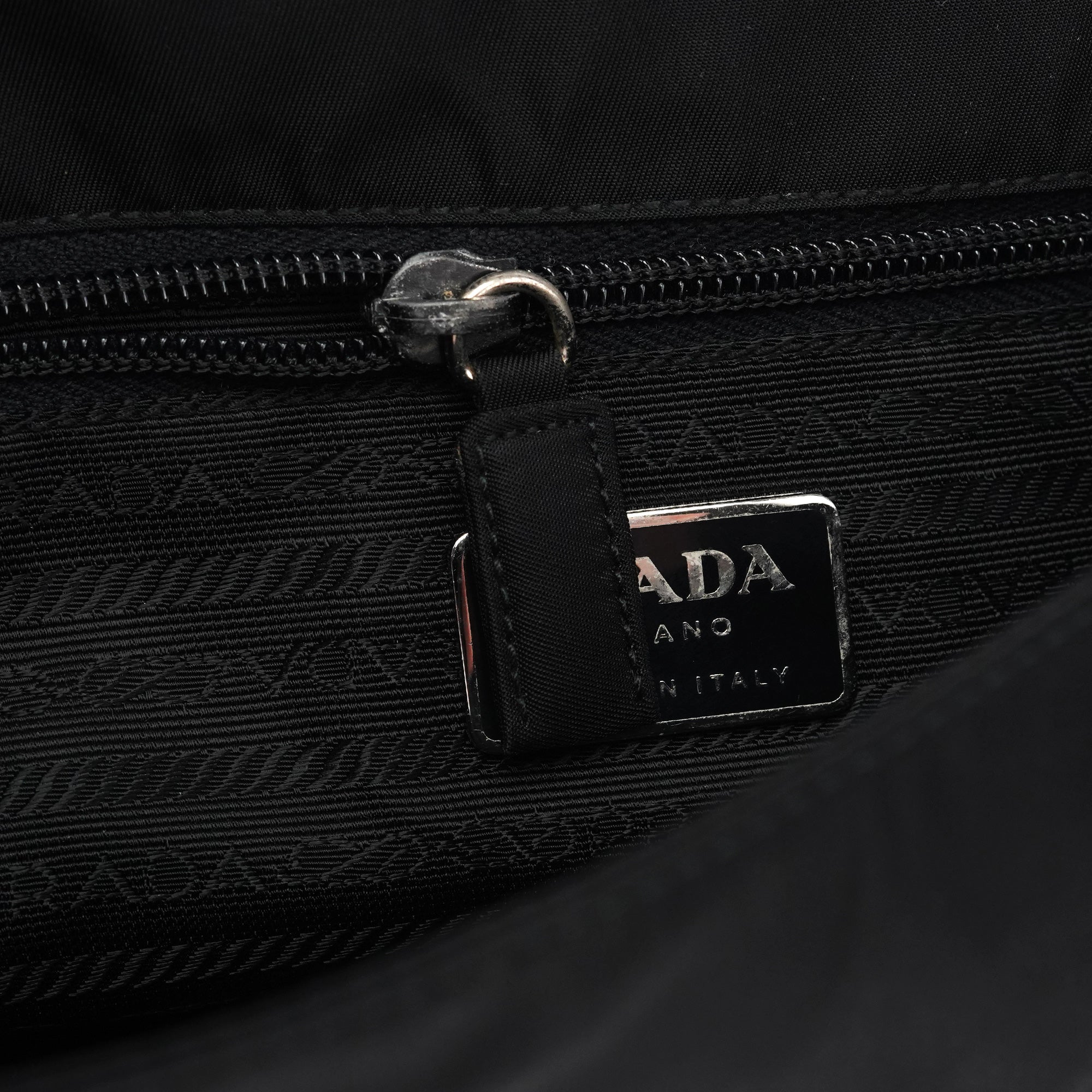 1998 Black Tessuto Plastic Chain Shoulder Bag