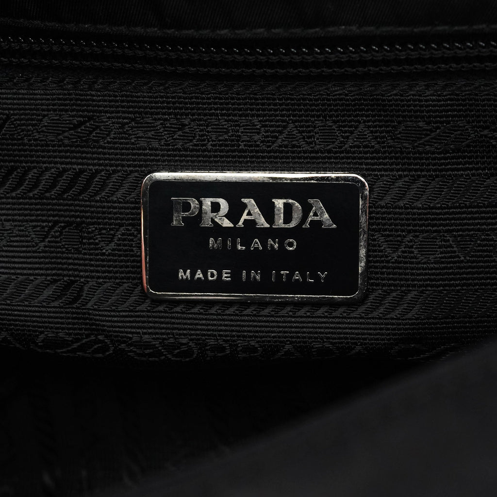 1998 Black Tessuto Plastic Chain Shoulder Bag