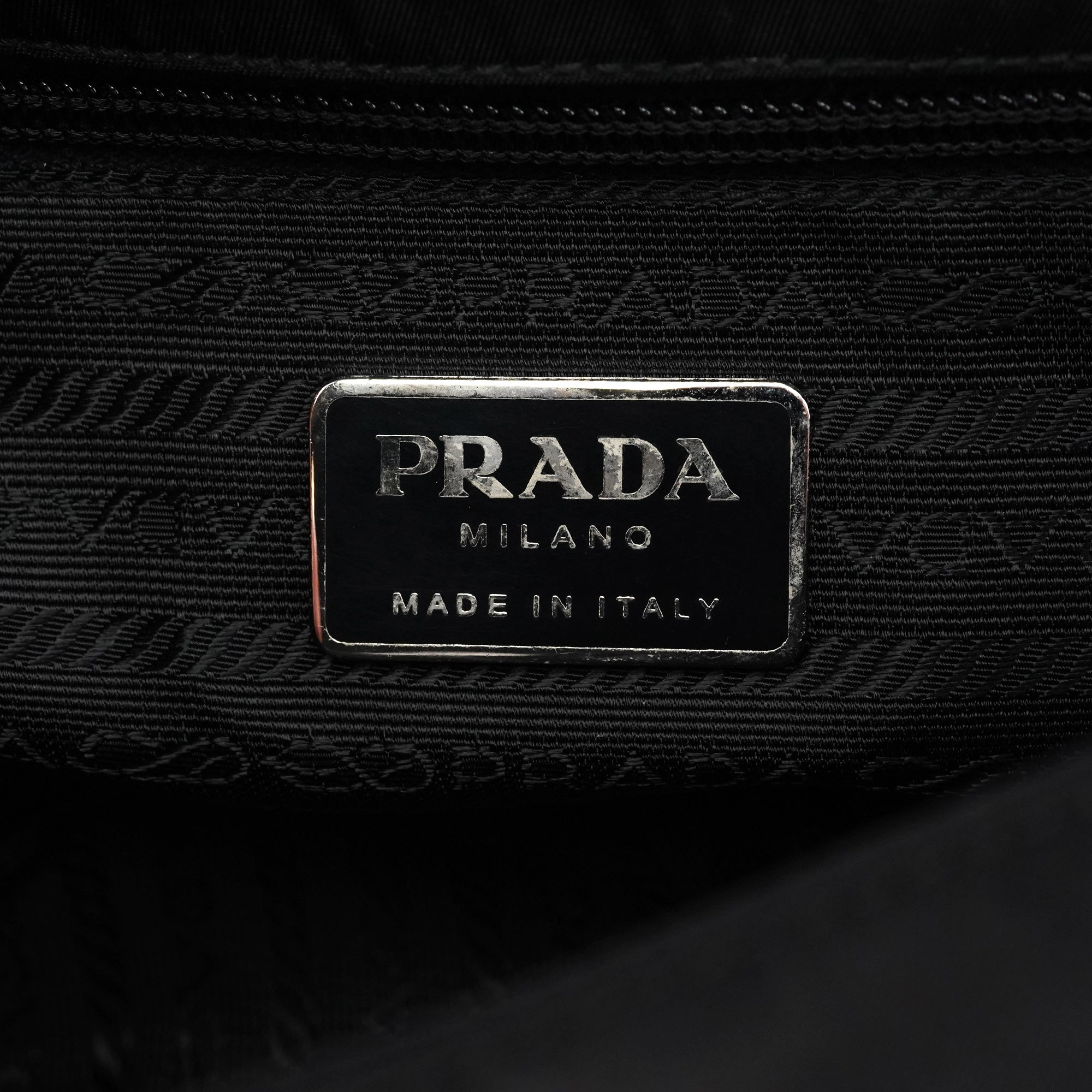 1998 Black Tessuto Plastic Chain Shoulder Bag