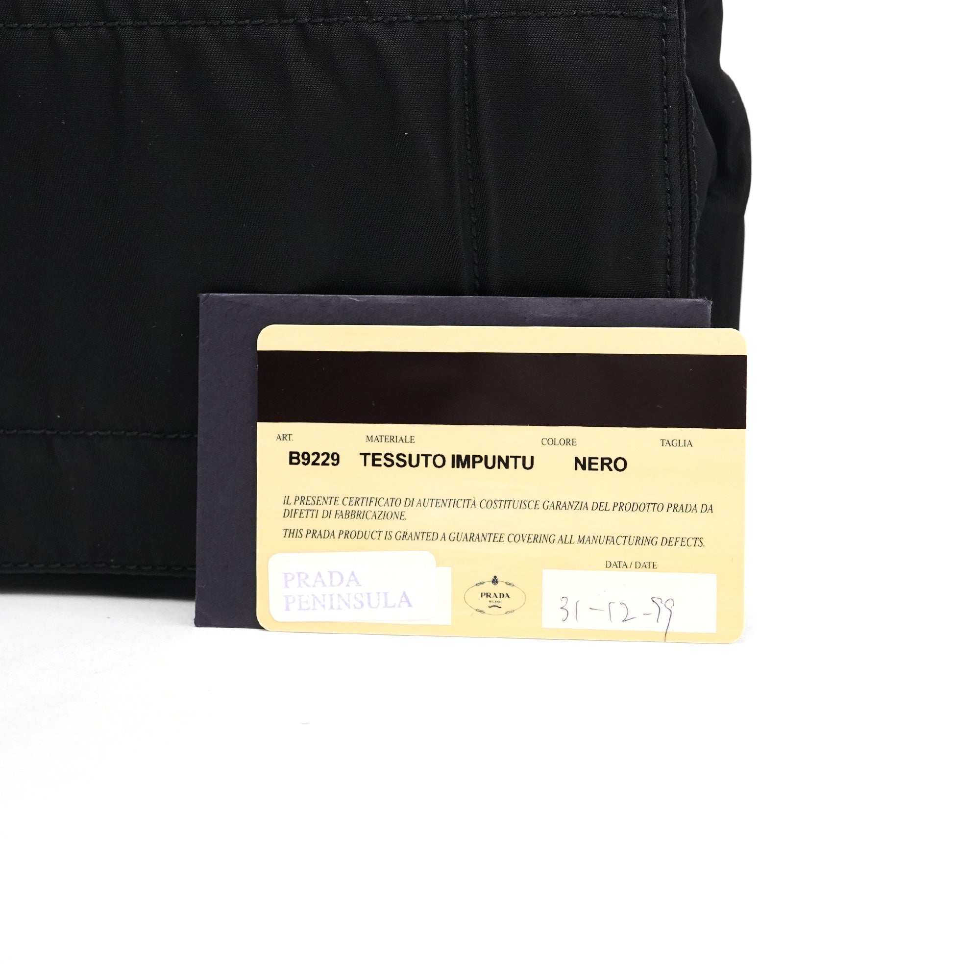 1998 Black Tessuto Plastic Chain Shoulder Bag