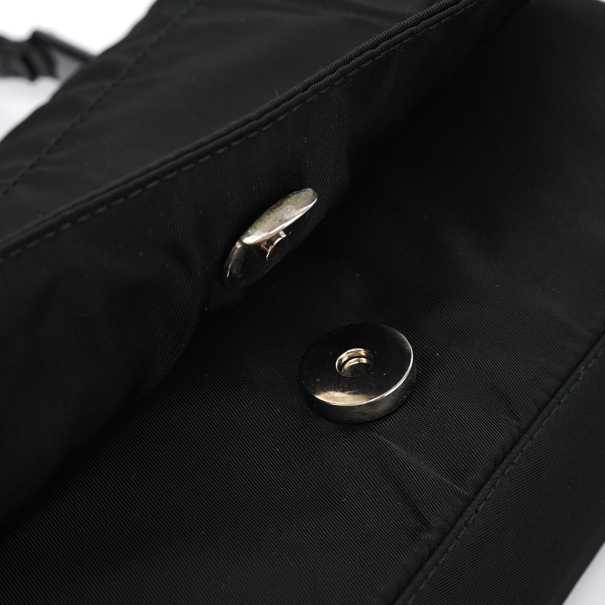 1998 Black Tessuto Plastic Chain Shoulder Bag