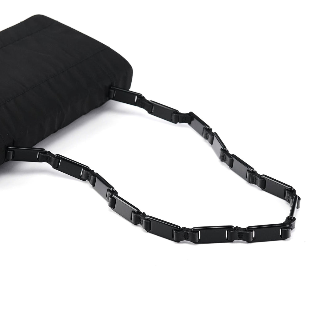 1998 Black Tessuto Plastic Chain Shoulder Bag