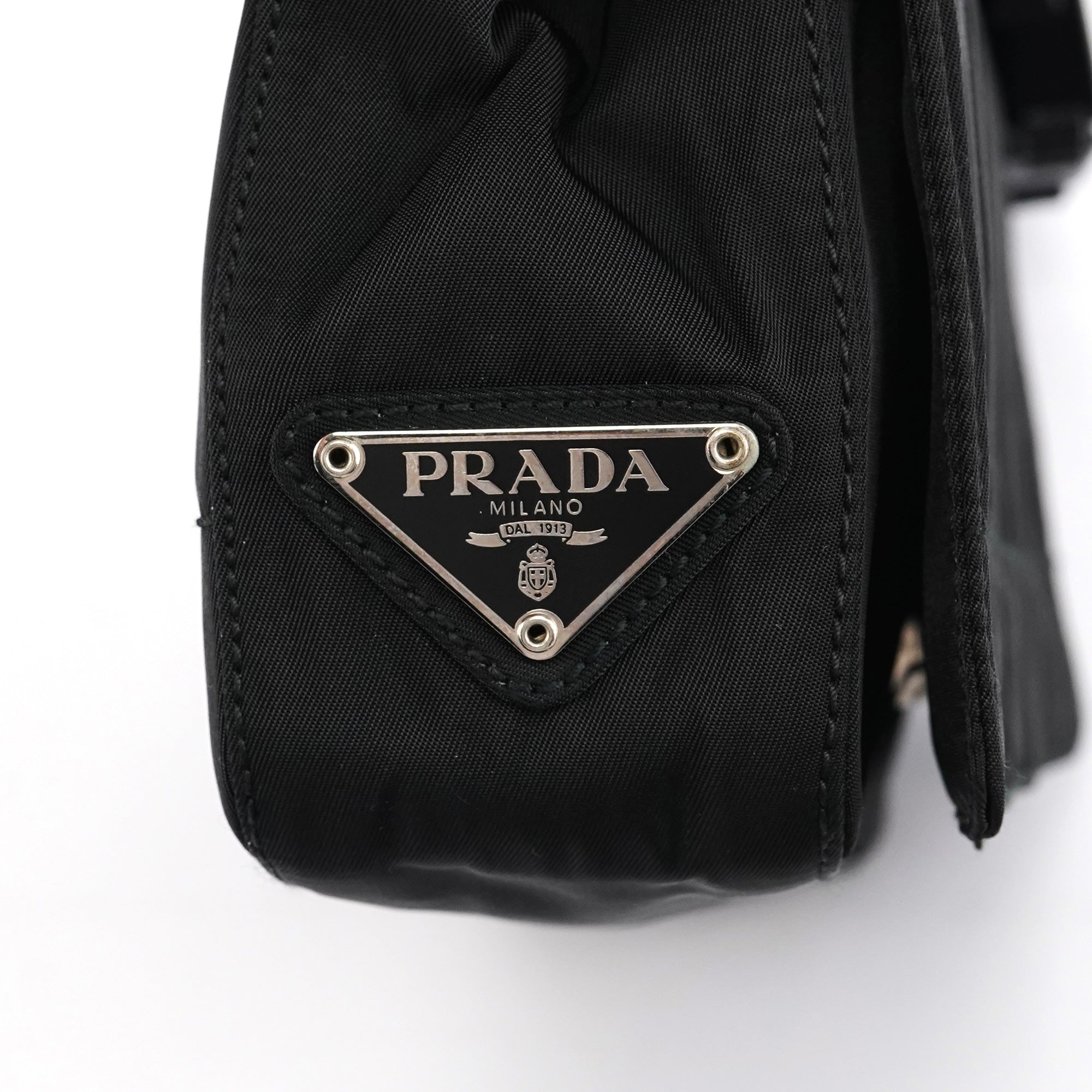 1998 Black Tessuto Plastic Chain Shoulder Bag