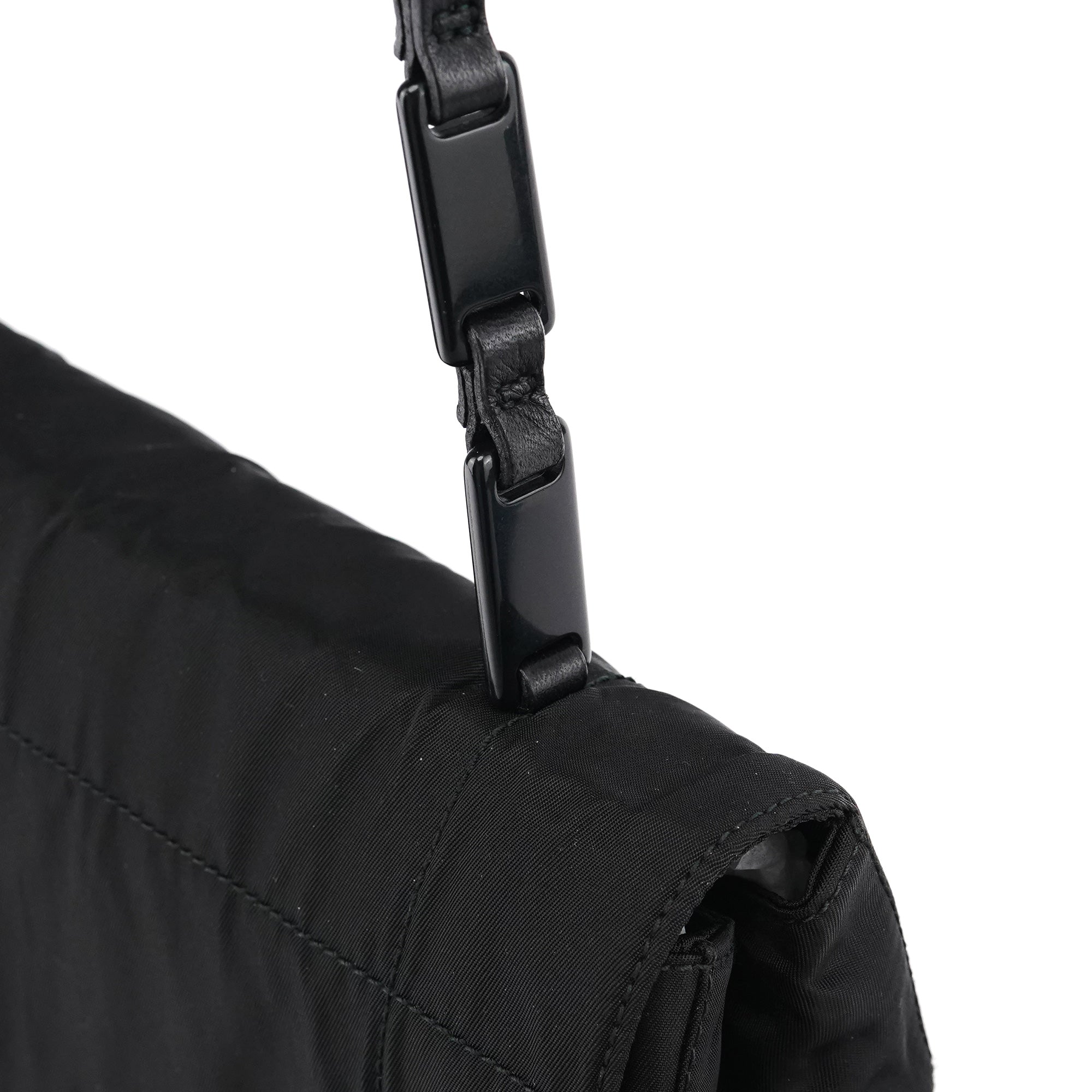 1998 Black Tessuto Plastic Chain Shoulder Bag