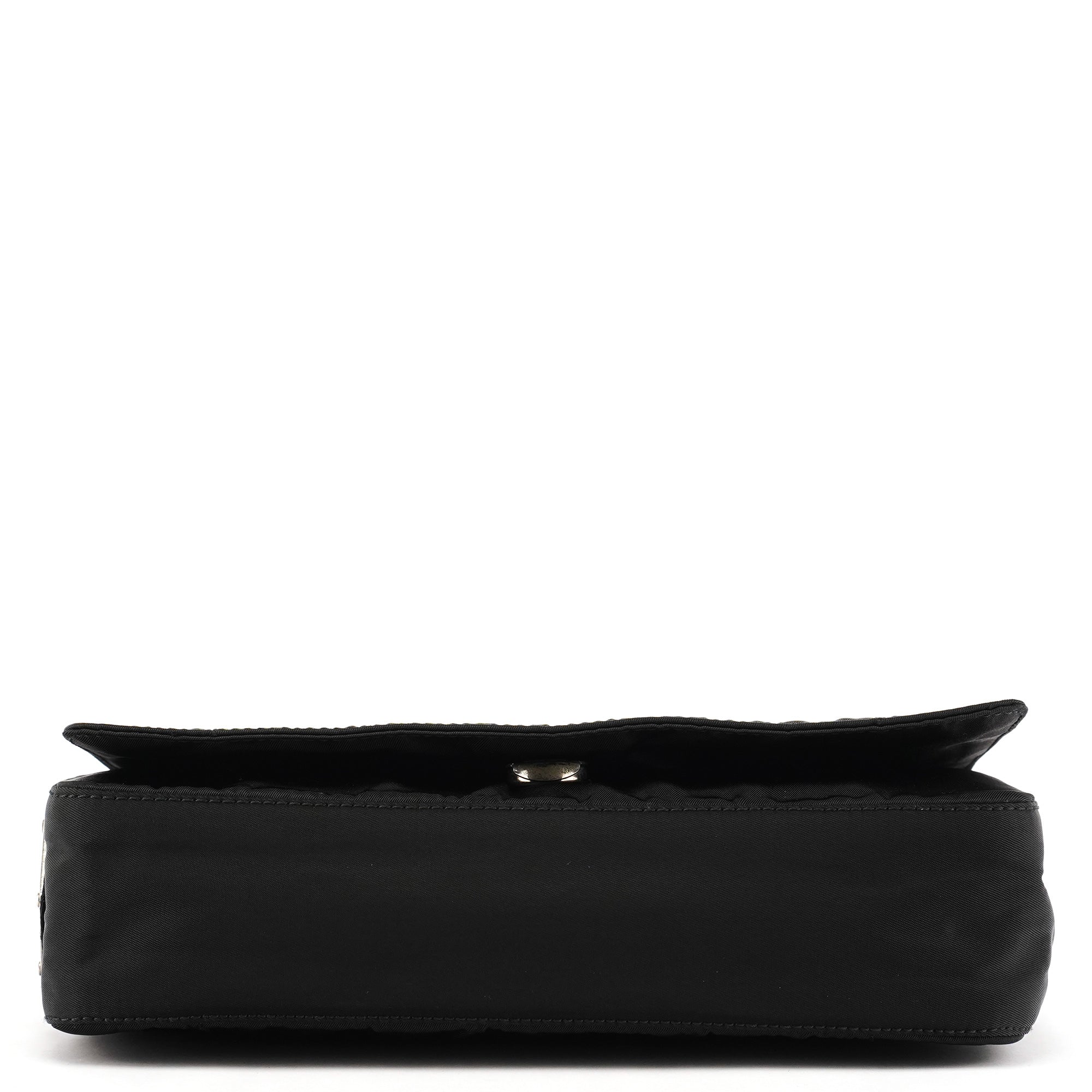 1998 Black Tessuto Plastic Chain Shoulder Bag