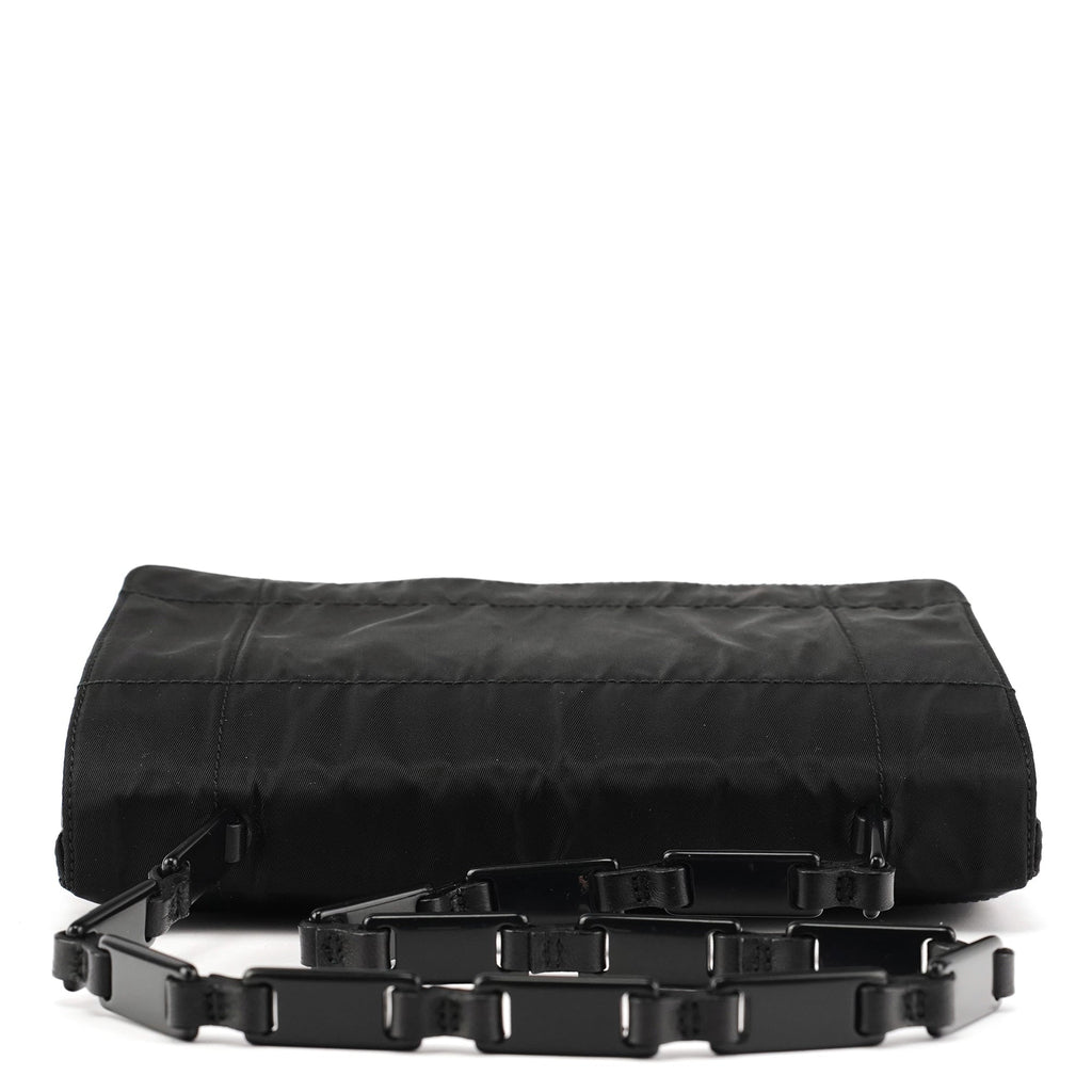 1998 Black Tessuto Plastic Chain Shoulder Bag