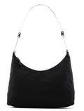 1998 Black Tessuto Plastic Hobo Shoulder Bag