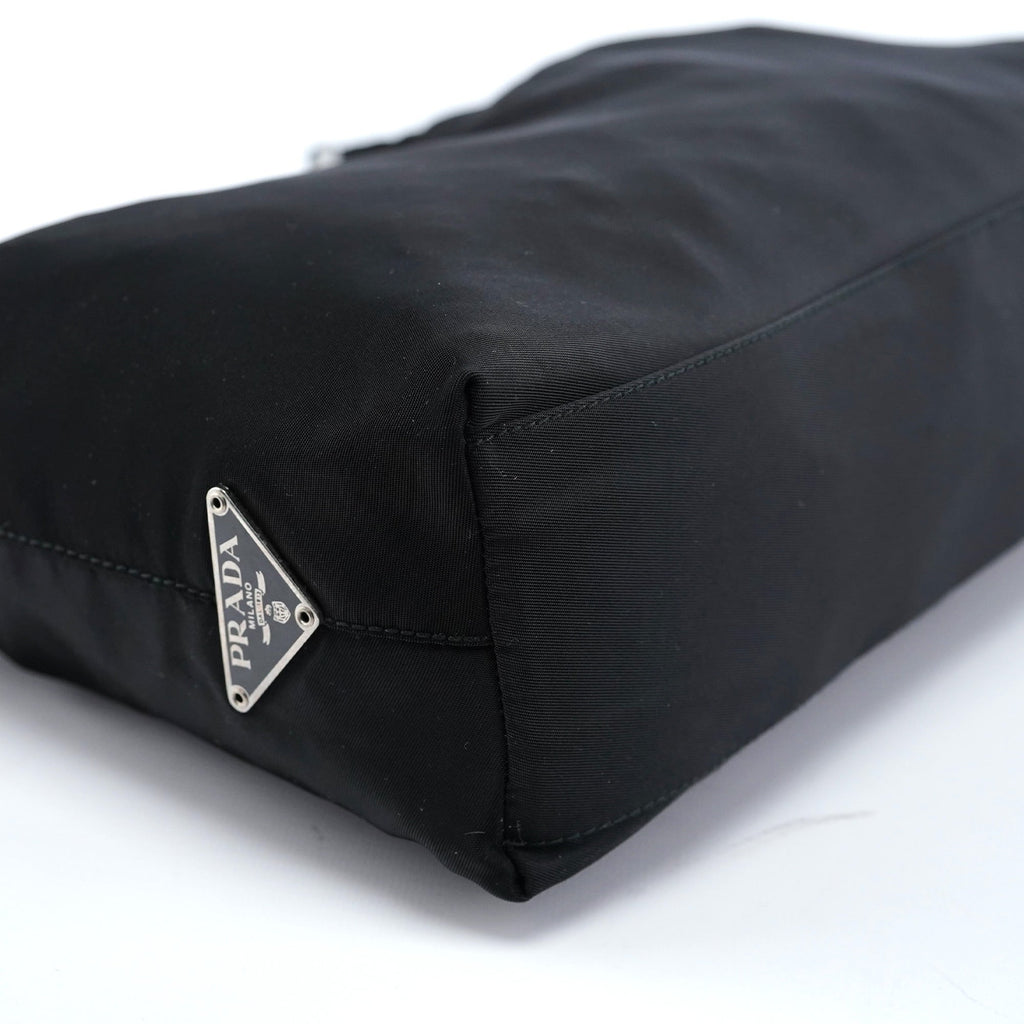 1998 Black Tessuto Plastic Hobo Shoulder Bag