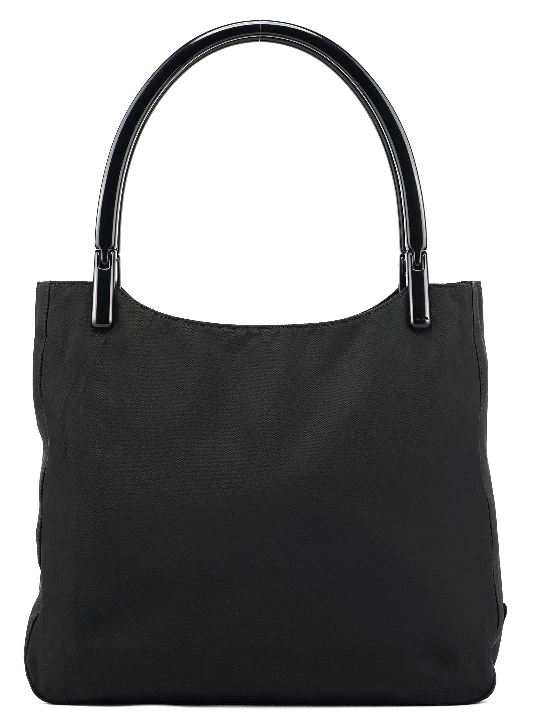 1998 Black Tessuto Plastic Tote