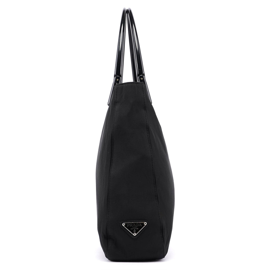 1998 Black Tessuto Plastic Tote