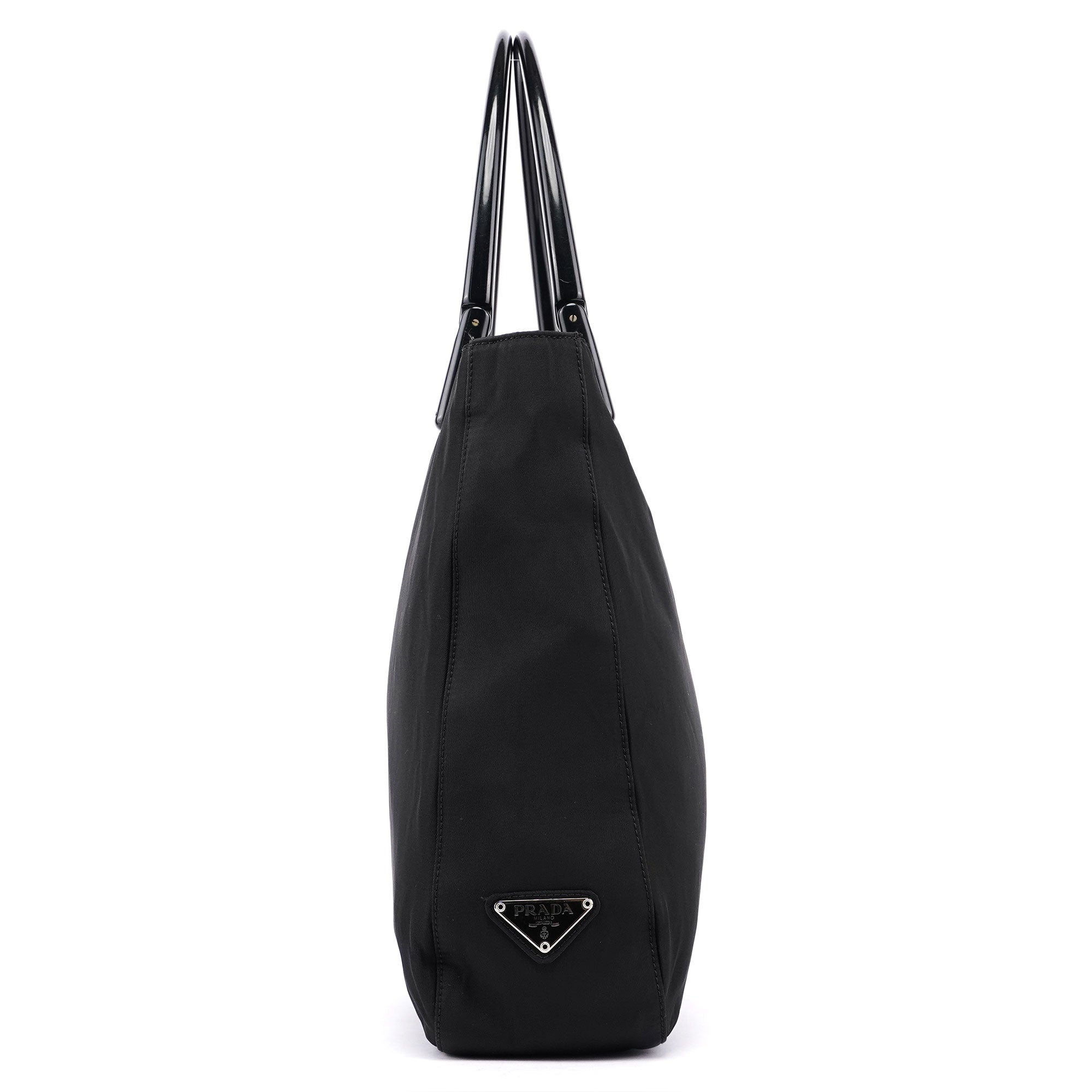 1998 Black Tessuto Plastic Tote