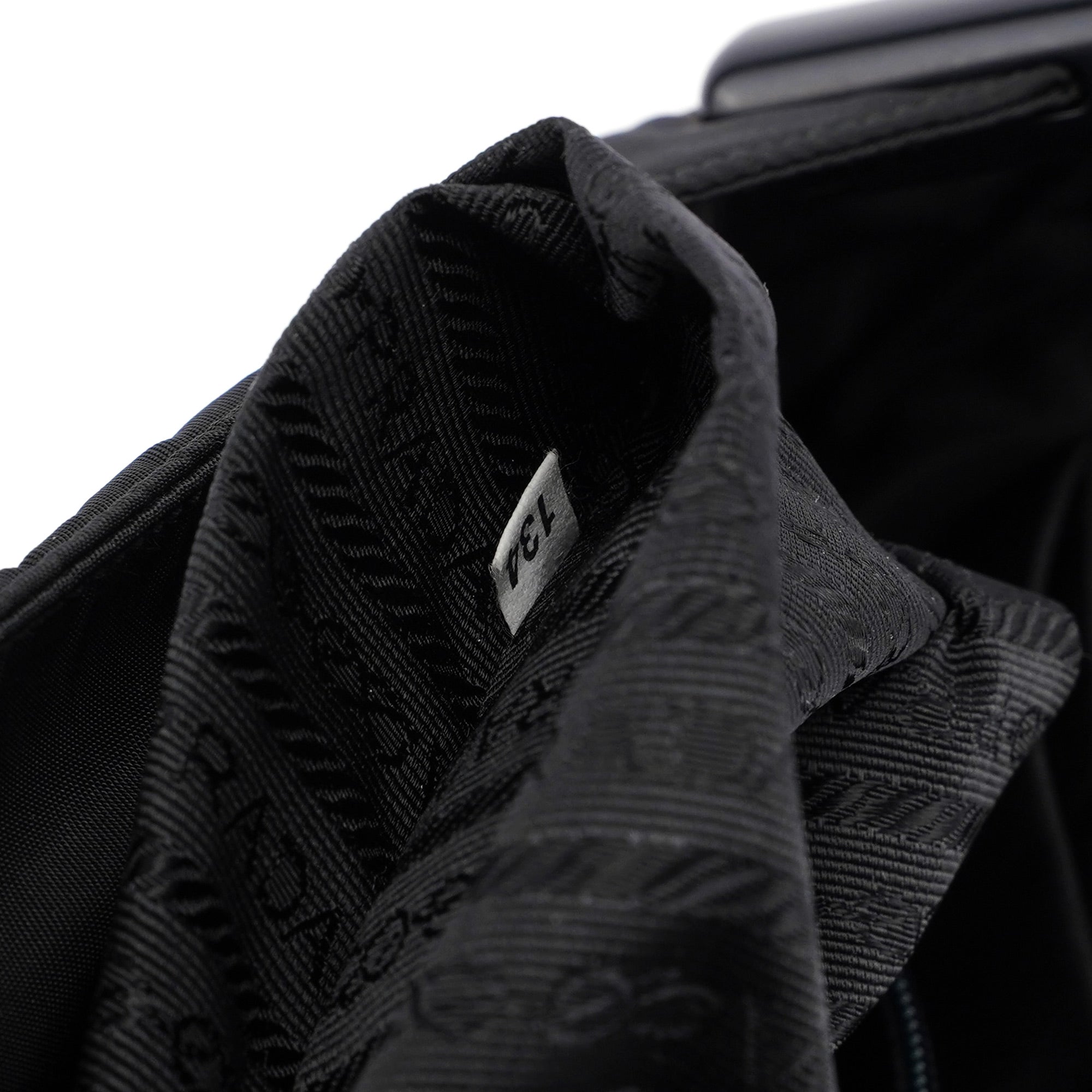 1998 Black Tessuto Plastic Tote
