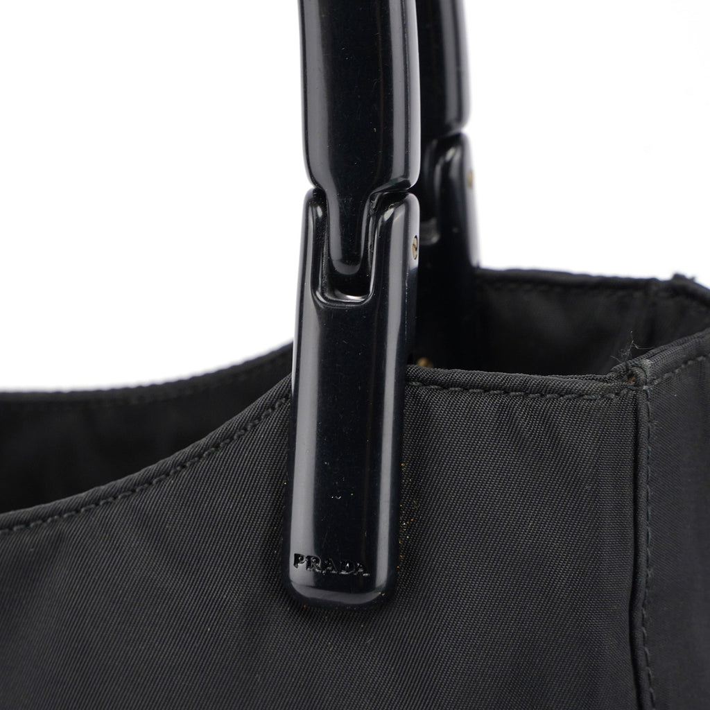1998 Black Tessuto Plastic Tote