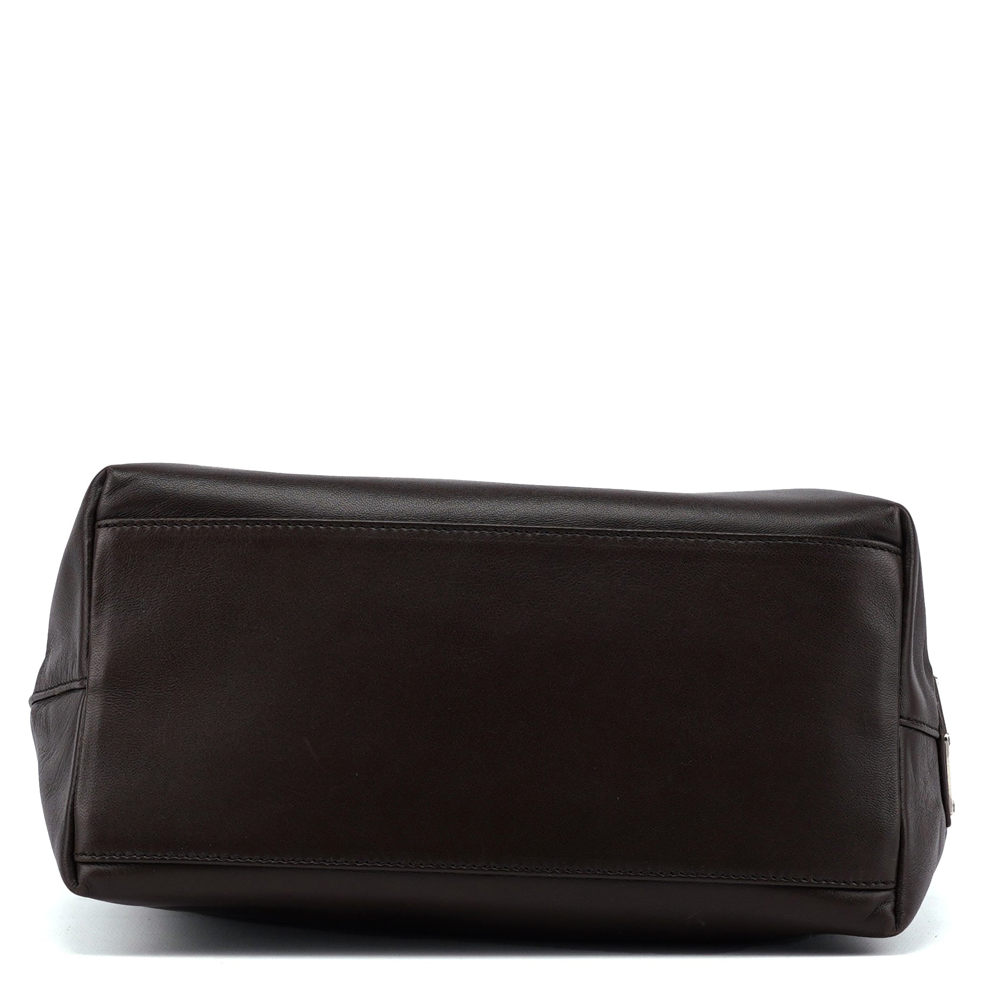 1998 Brown Calfskin Plastic Hobo Bag