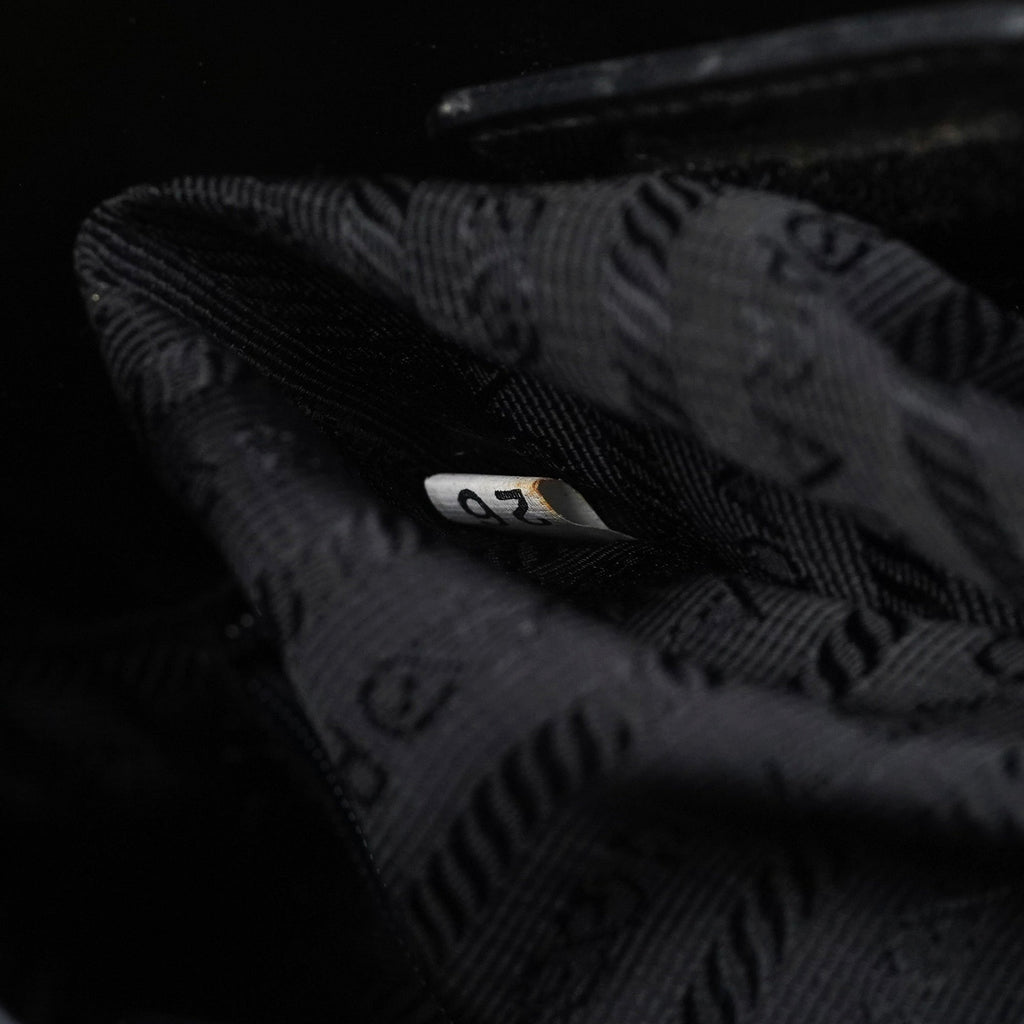 1998 Dark Green Patent Leather Asim Shoulder Bag