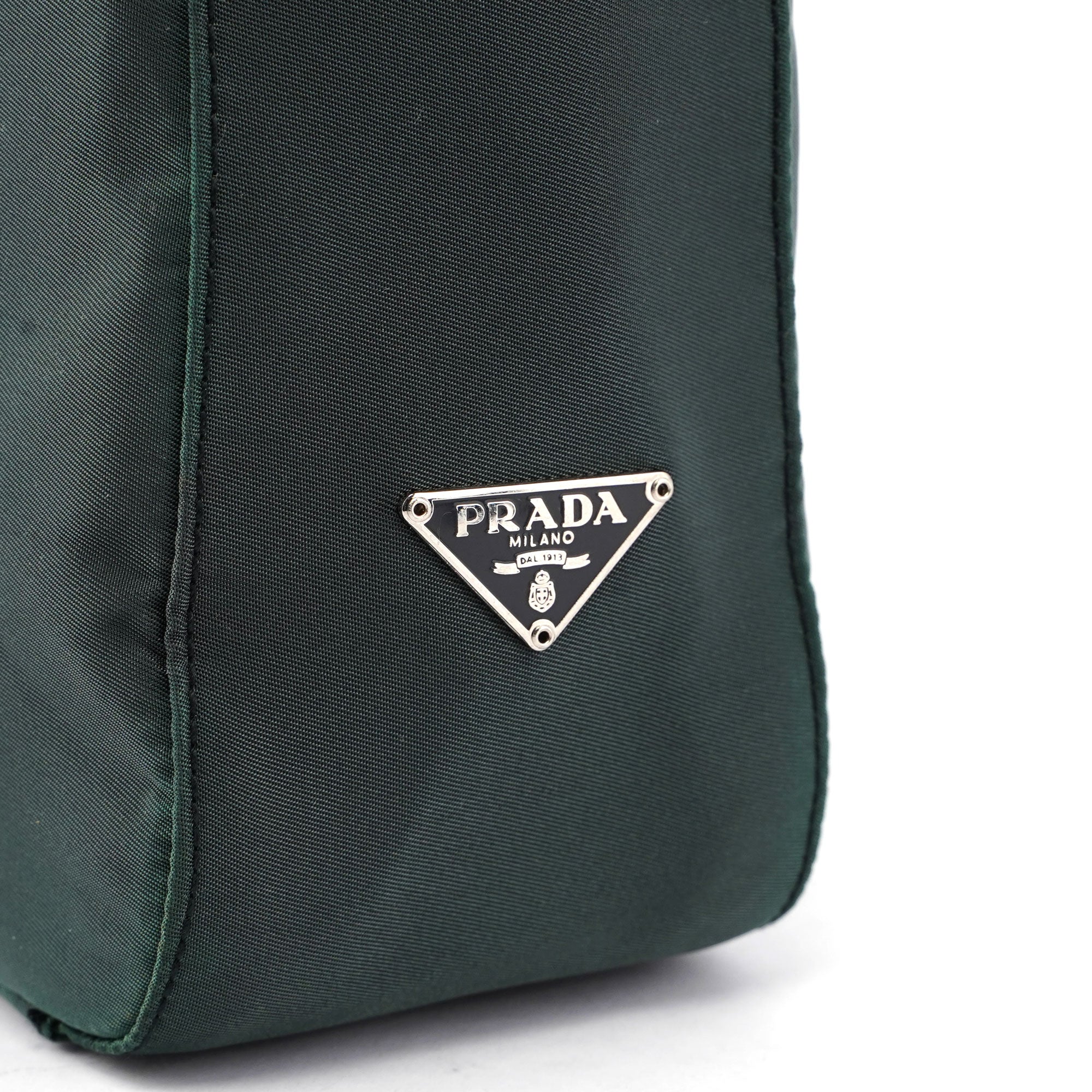 1998 Green Nylon Geometric Bag