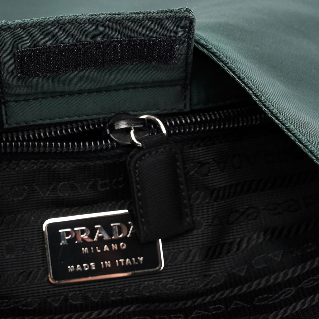 1998 Green Nylon Geometric Bag