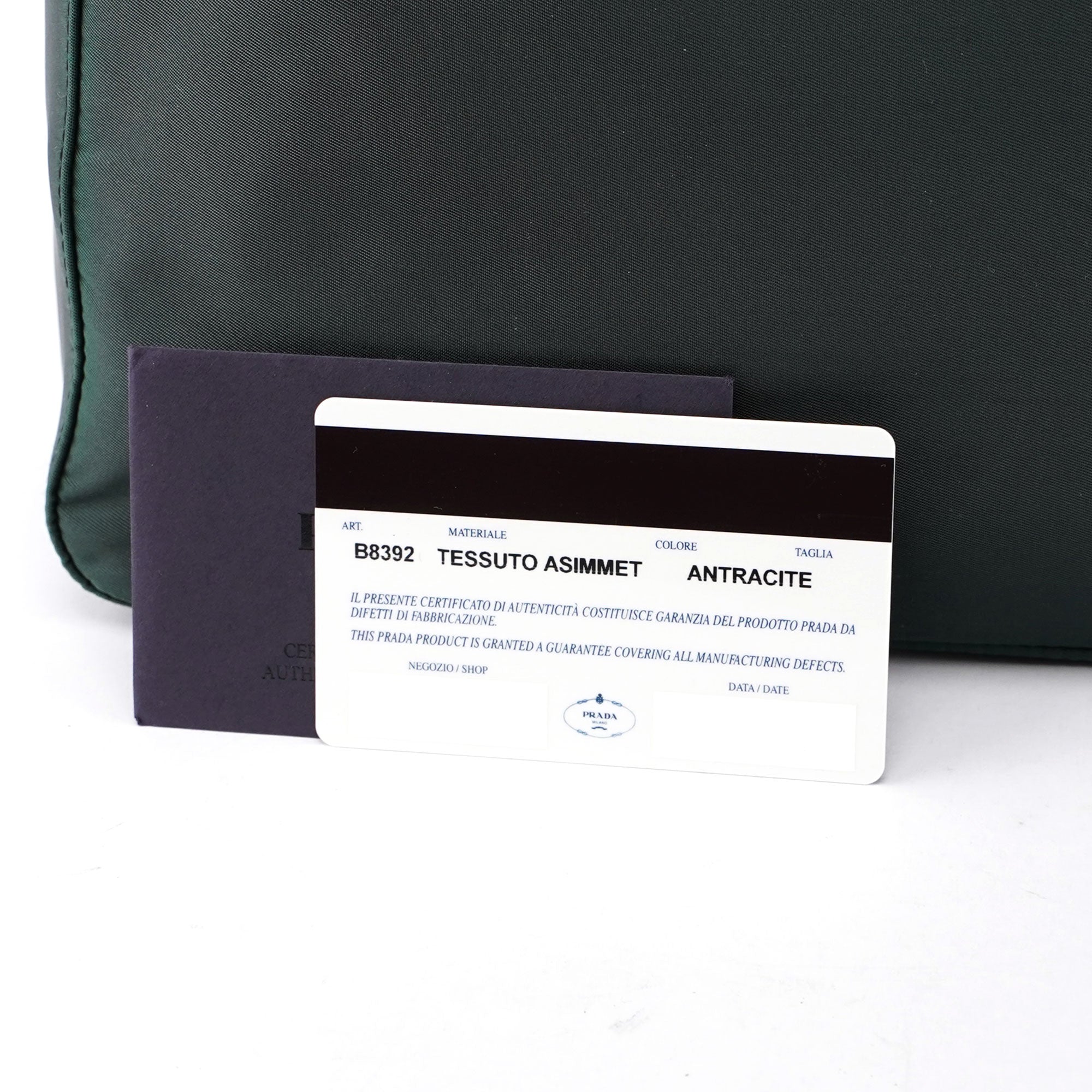 1998 Green Nylon Geometric Bag
