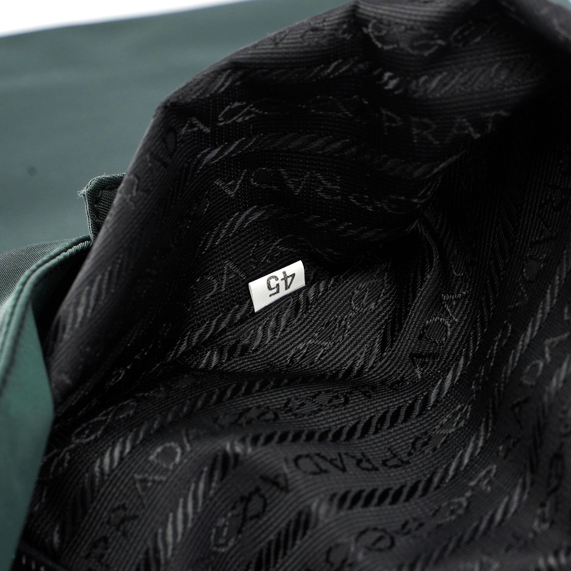 1998 Green Nylon Geometric Bag