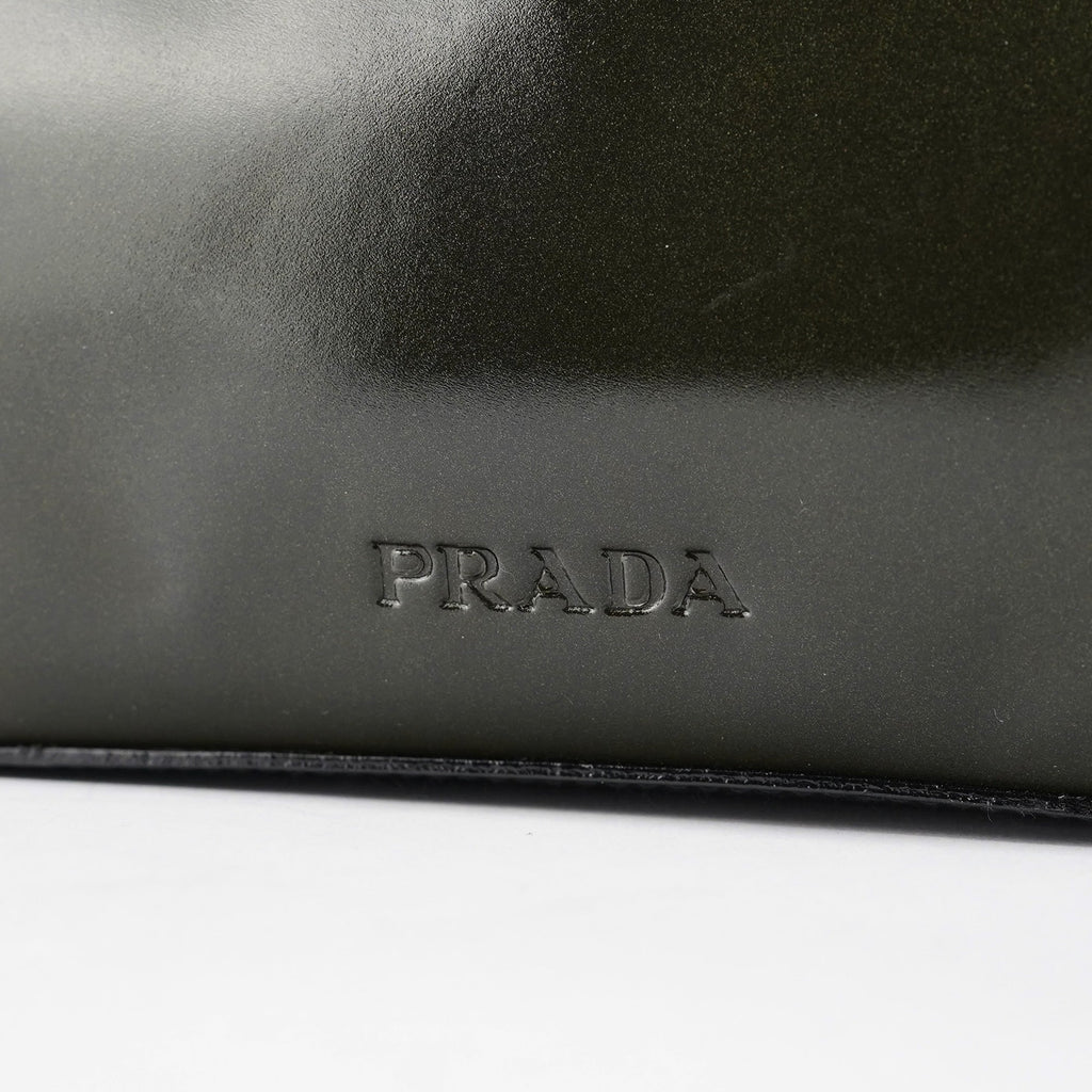 1998 Green Patent Leather Asim Shoulder Bag