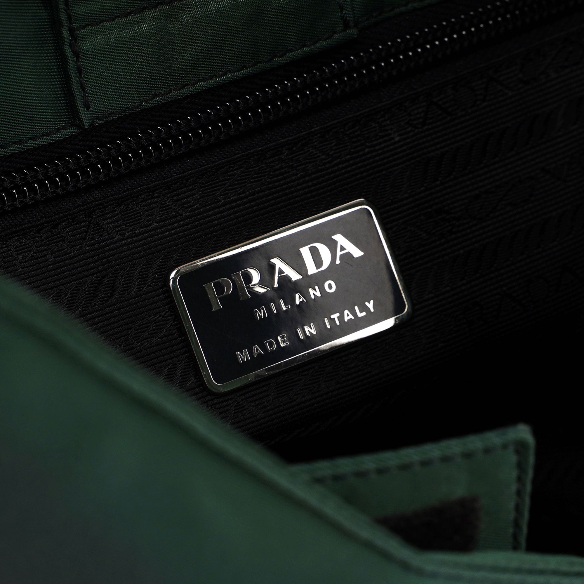 1998 Green Tessuto Asymmetric Bag