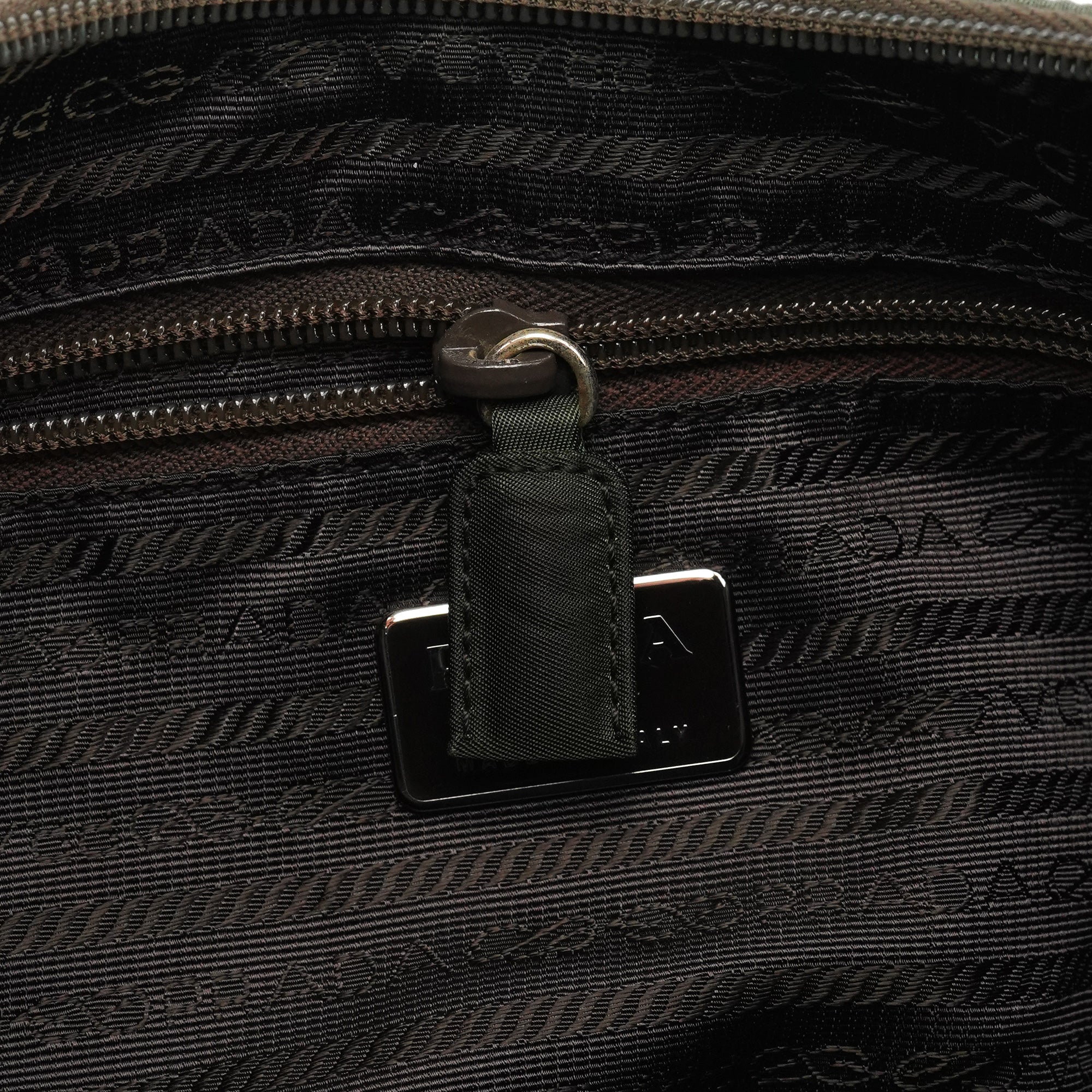 1998 Green Tessuto Cocco Metal Shoulder Bag