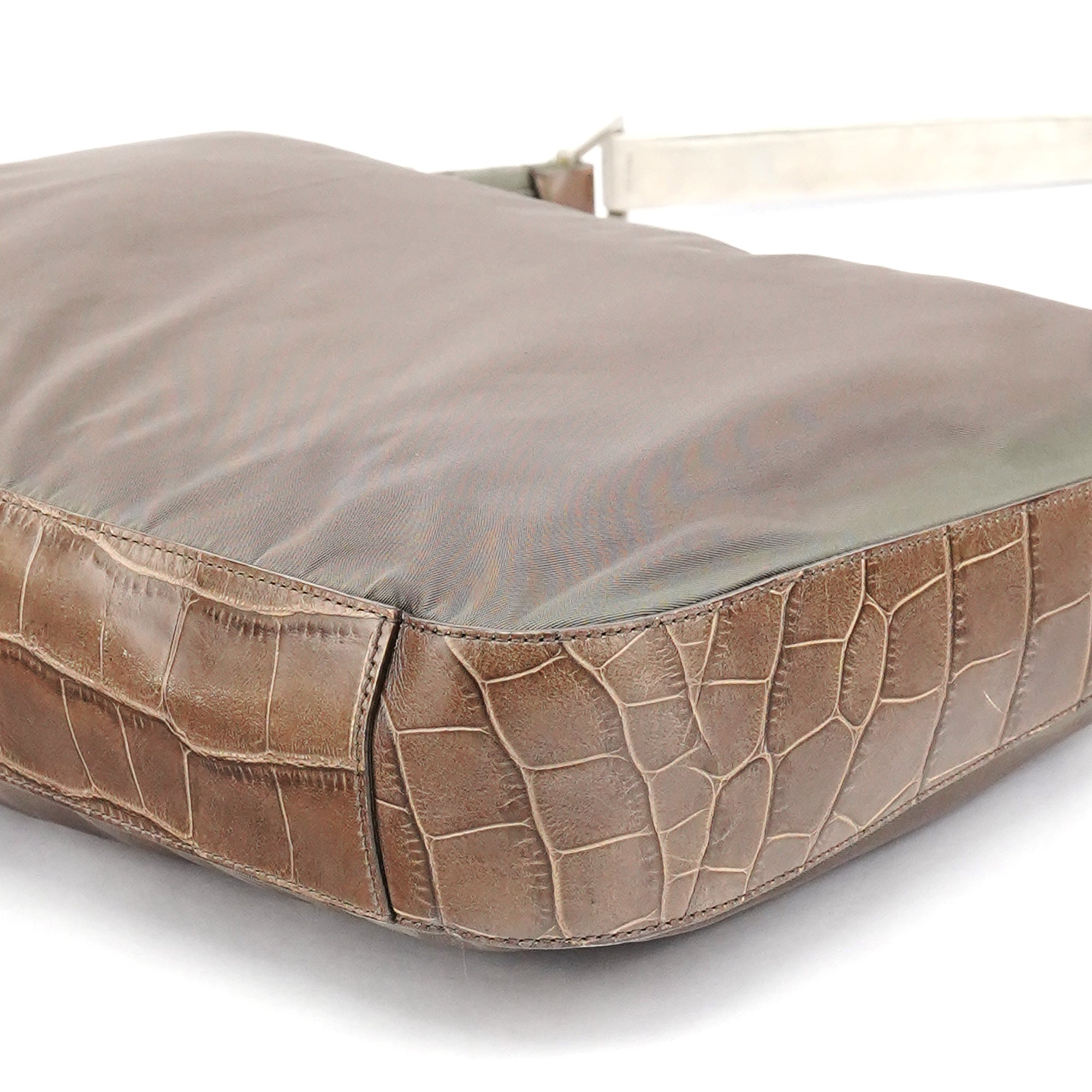 1998 Green Tessuto Cocco Metal Shoulder Bag