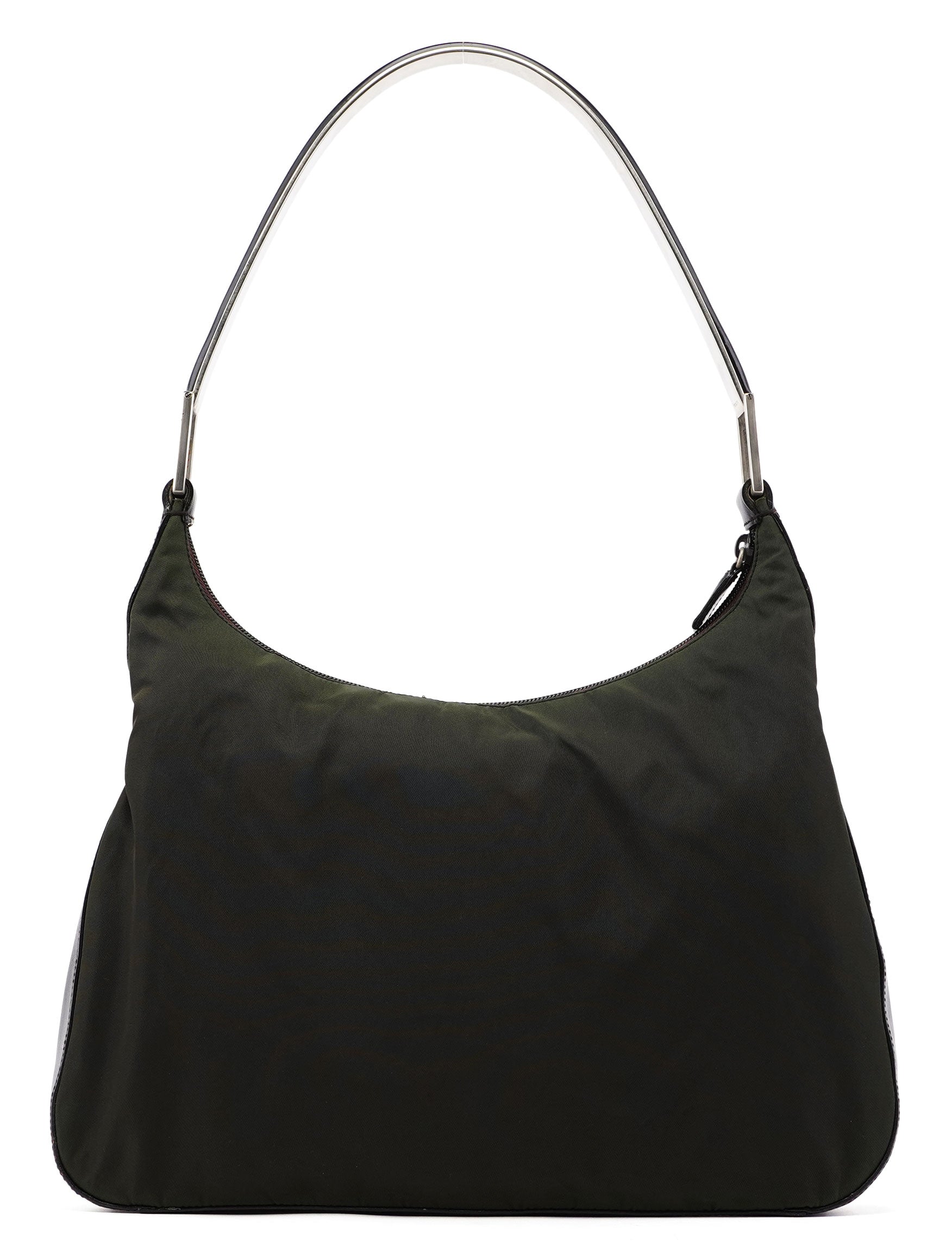 1998 Green Tessuto Metal Shoulder Bag