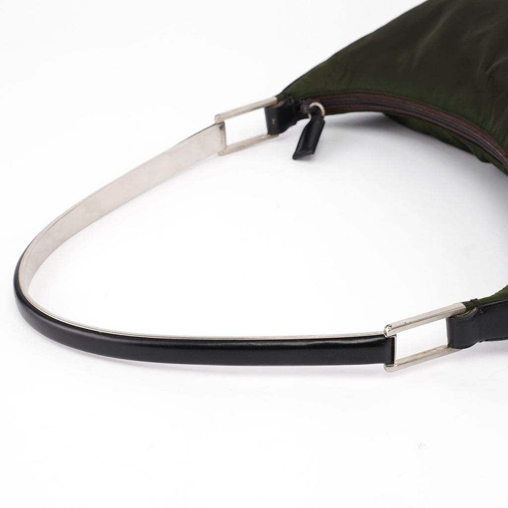 1998 Green Tessuto Metal Shoulder Bag