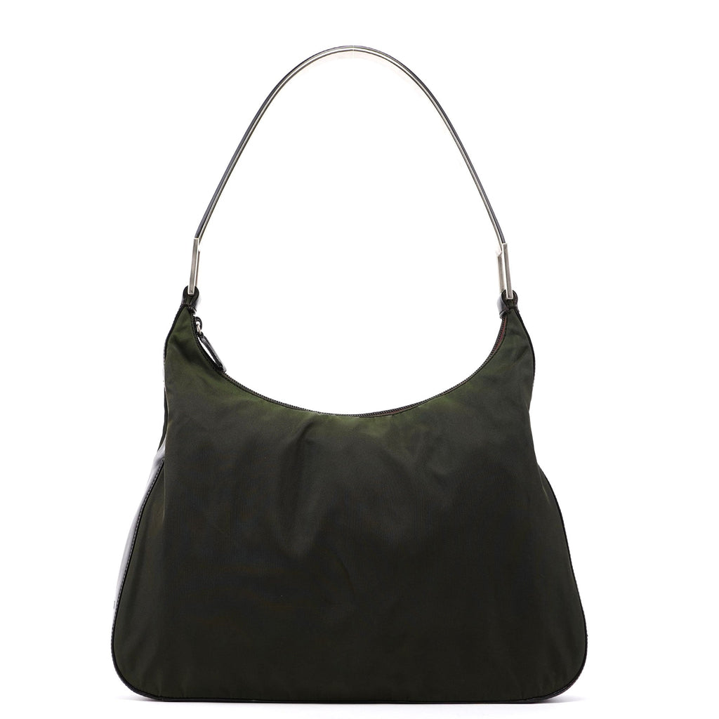 1998 Green Tessuto Metal Shoulder Bag