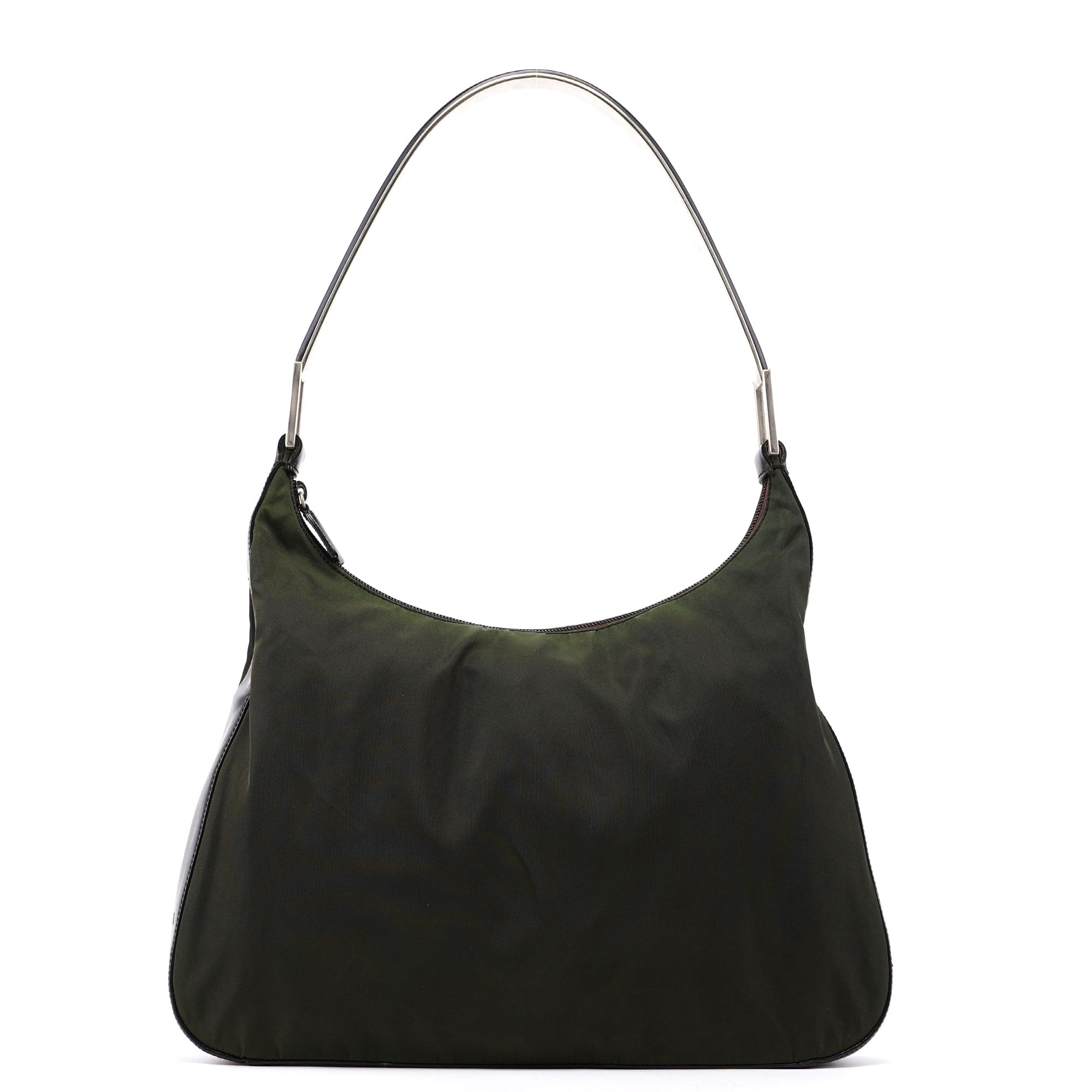 1998 Green Tessuto Metal Shoulder Bag