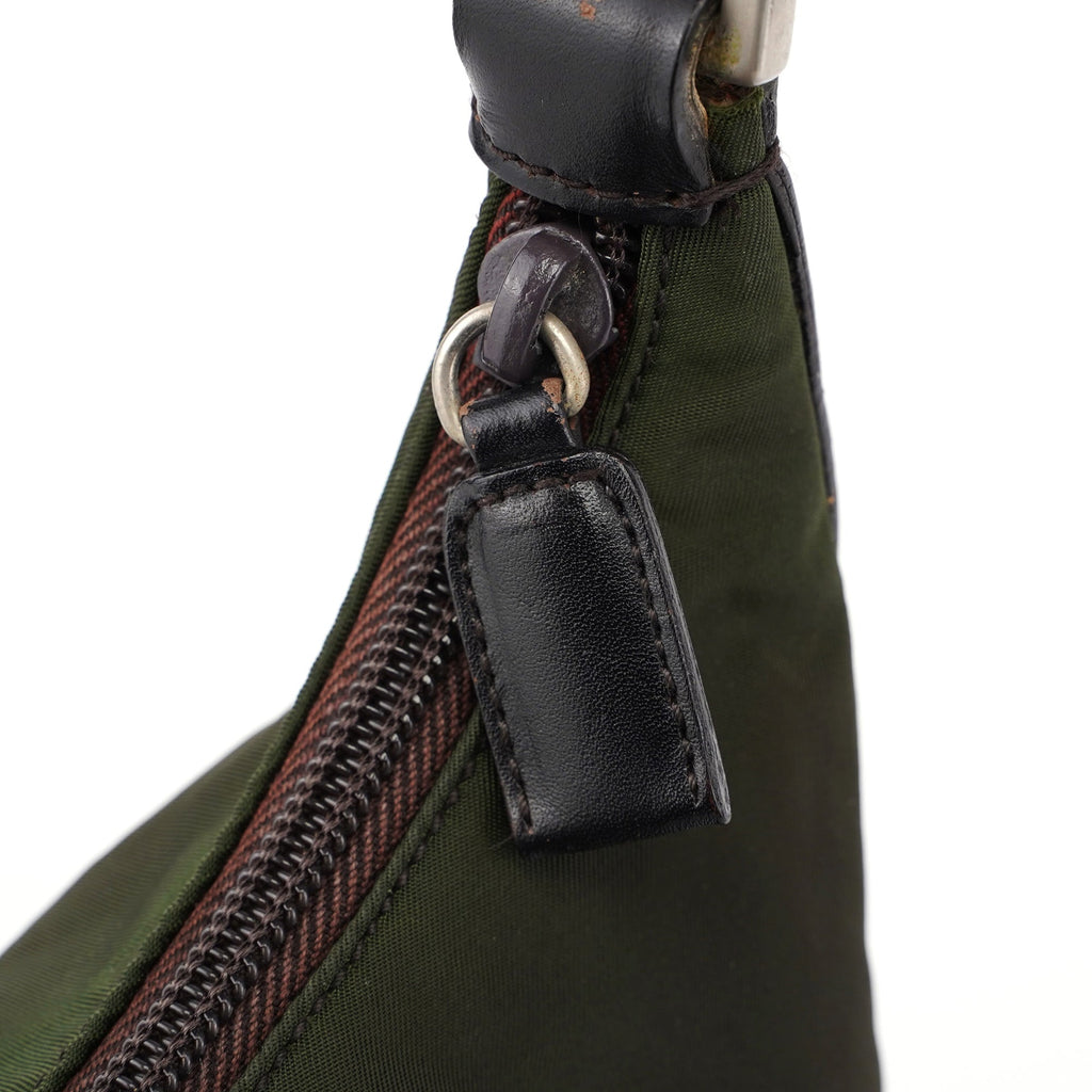 1998 Green Tessuto Metal Shoulder Bag