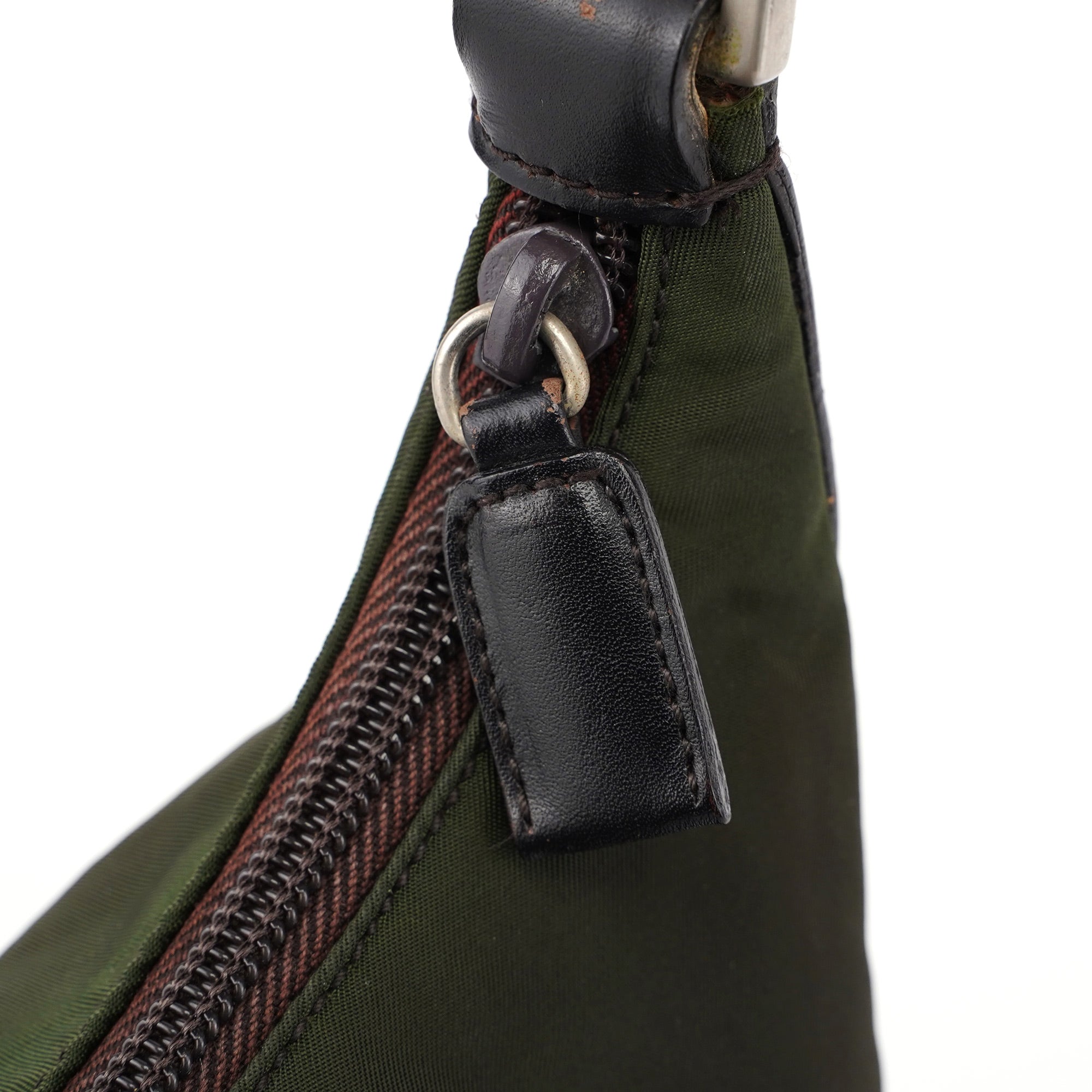 1998 Green Tessuto Metal Shoulder Bag