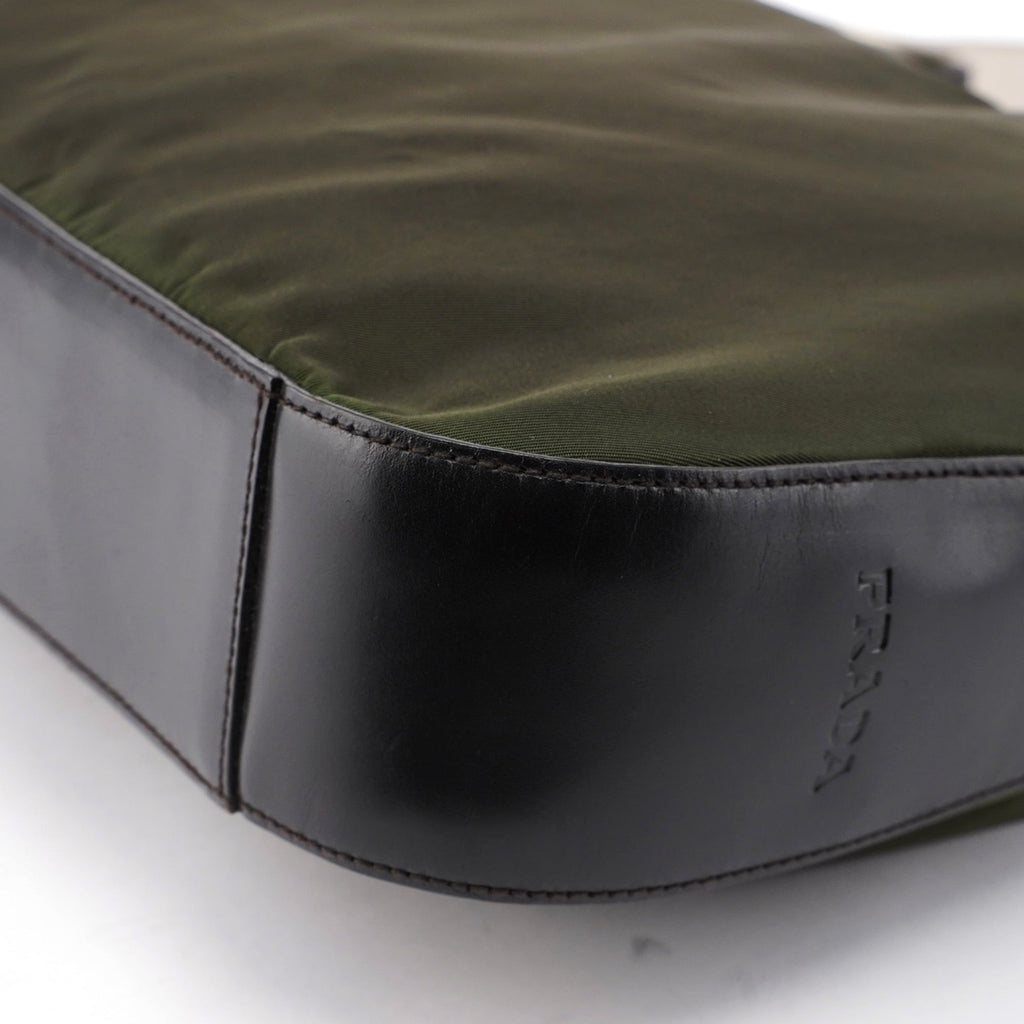 1998 Green Tessuto Metal Shoulder Bag