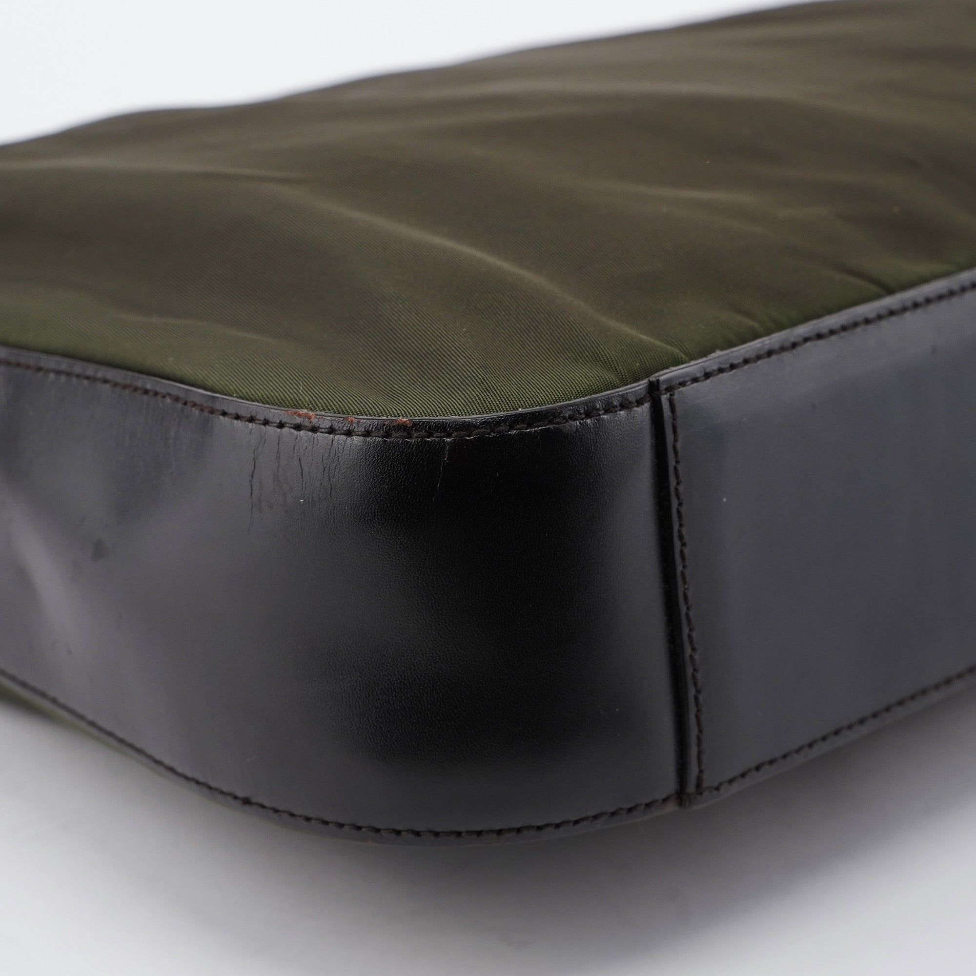 1998 Green Tessuto Metal Shoulder Bag