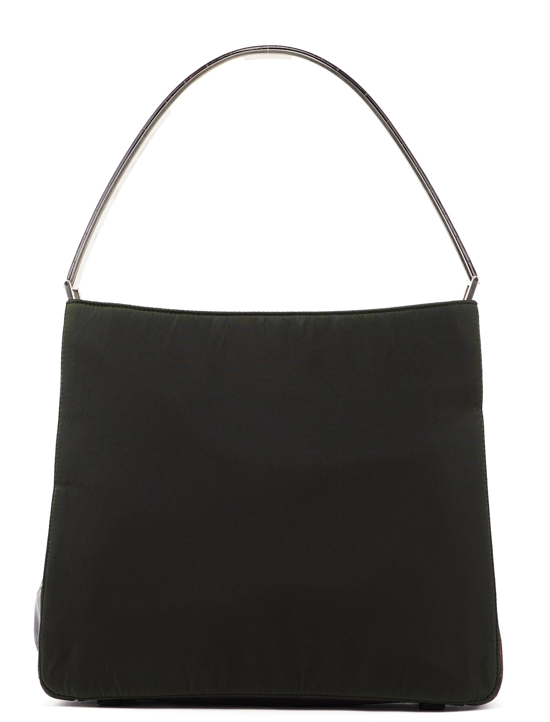 1998 Green Tessuto Metallo Shoulder Bag