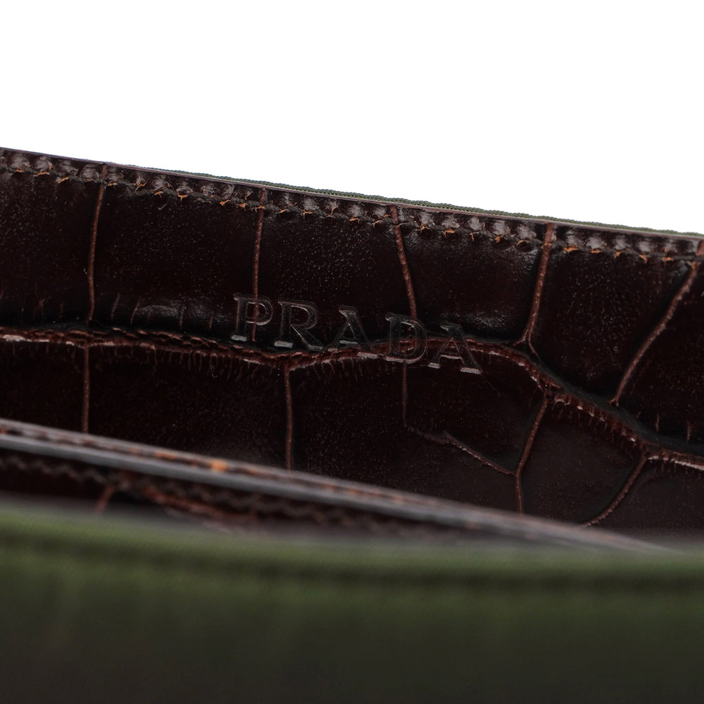 1998 Green Tessuto Metallo Shoulder Bag