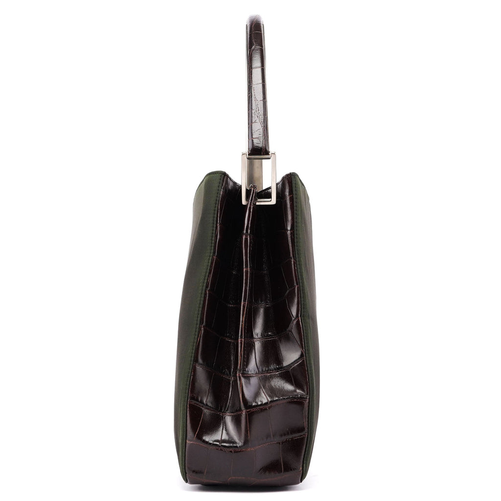 1998 Green Tessuto Metallo Shoulder Bag