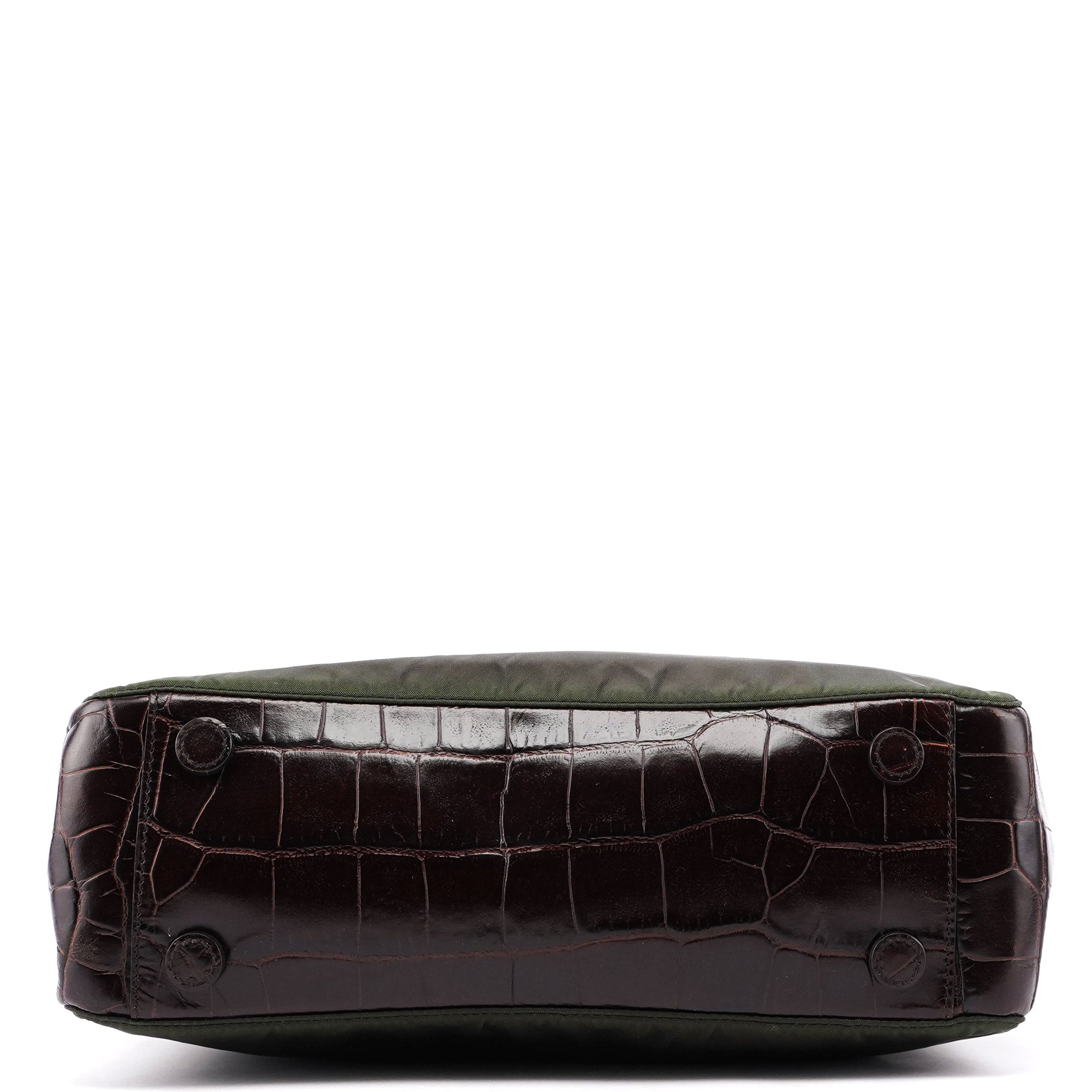 1998 Green Tessuto Metallo Shoulder Bag