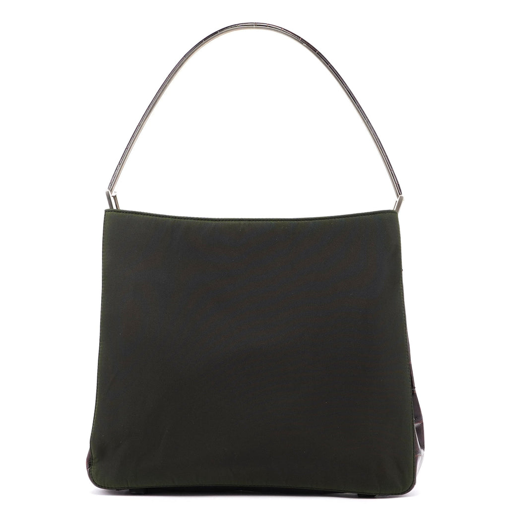 1998 Green Tessuto Metallo Shoulder Bag