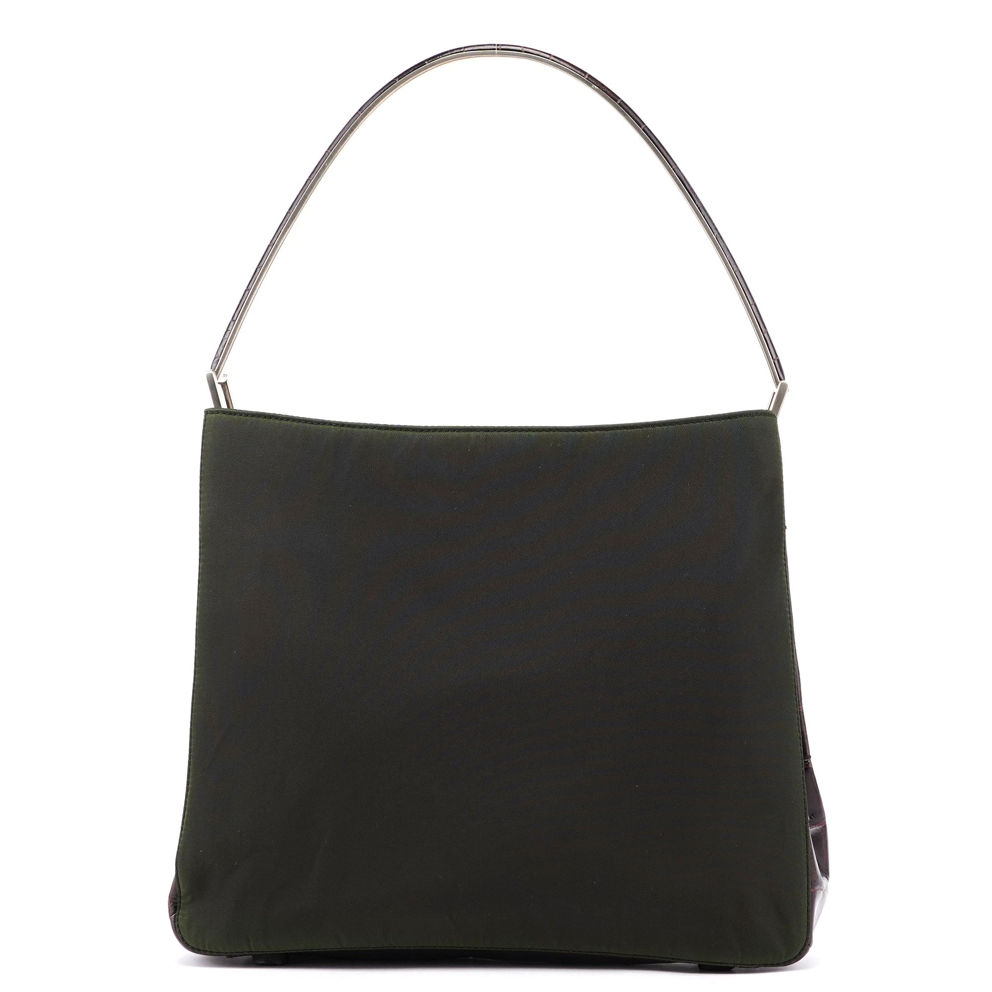 1998 Green Tessuto Metallo Shoulder Bag