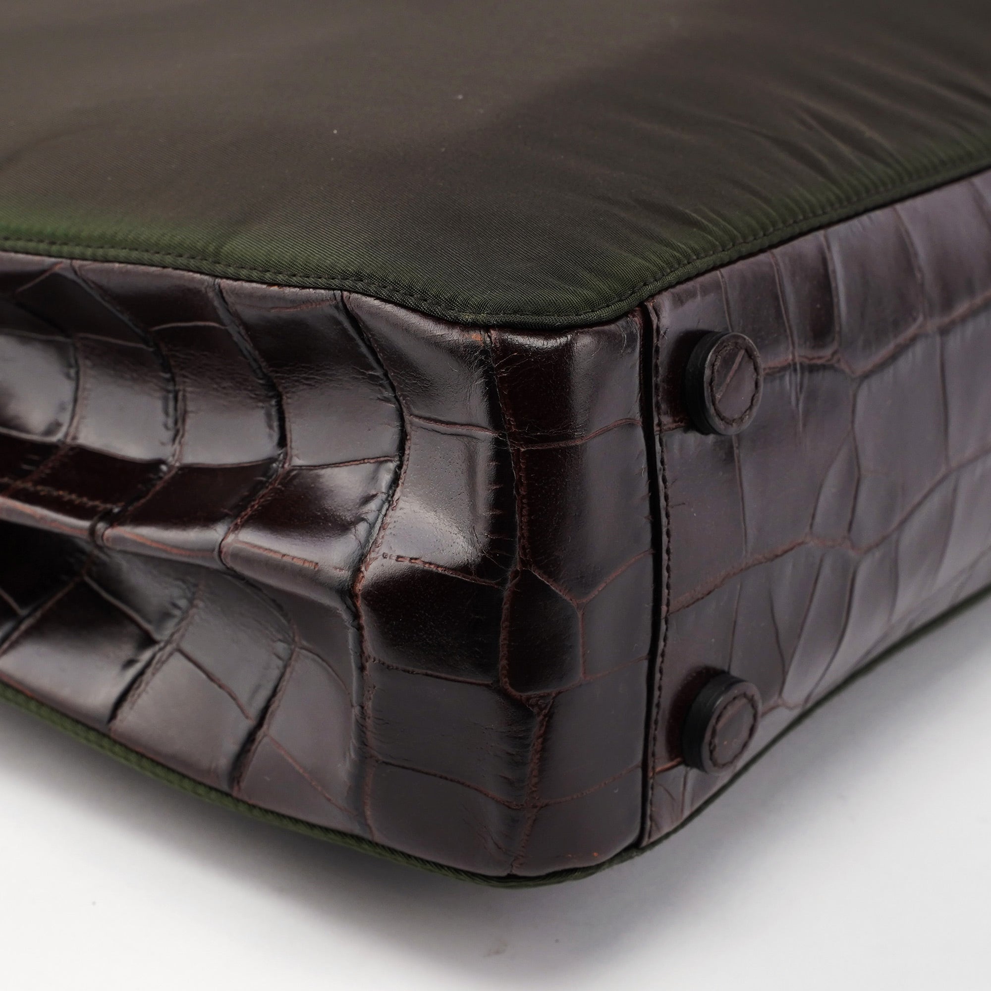 1998 Green Tessuto Metallo Shoulder Bag