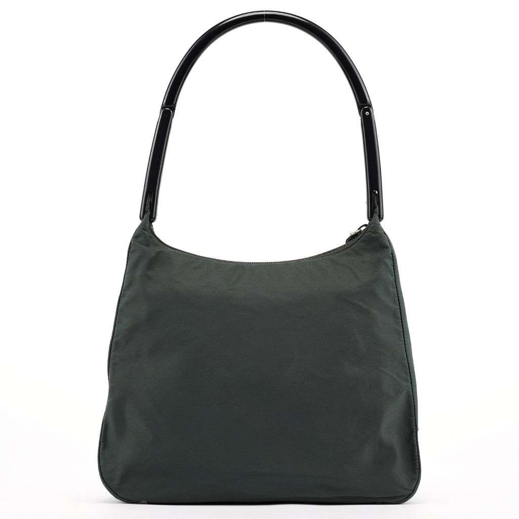 1998 Green Tessuto Plastic Shoulder Bag